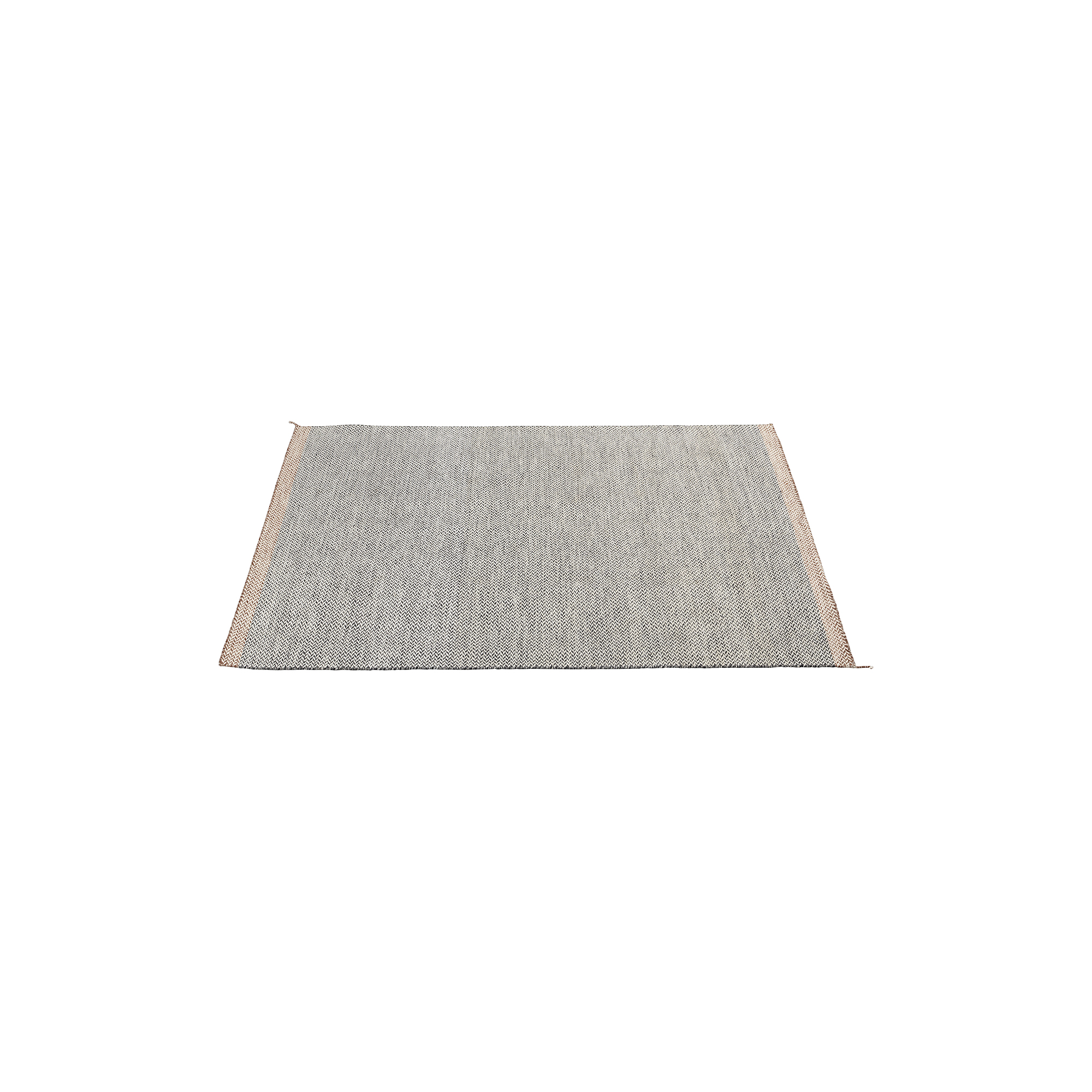 Muuto - Ply Rug, black/white - 240x170 cm