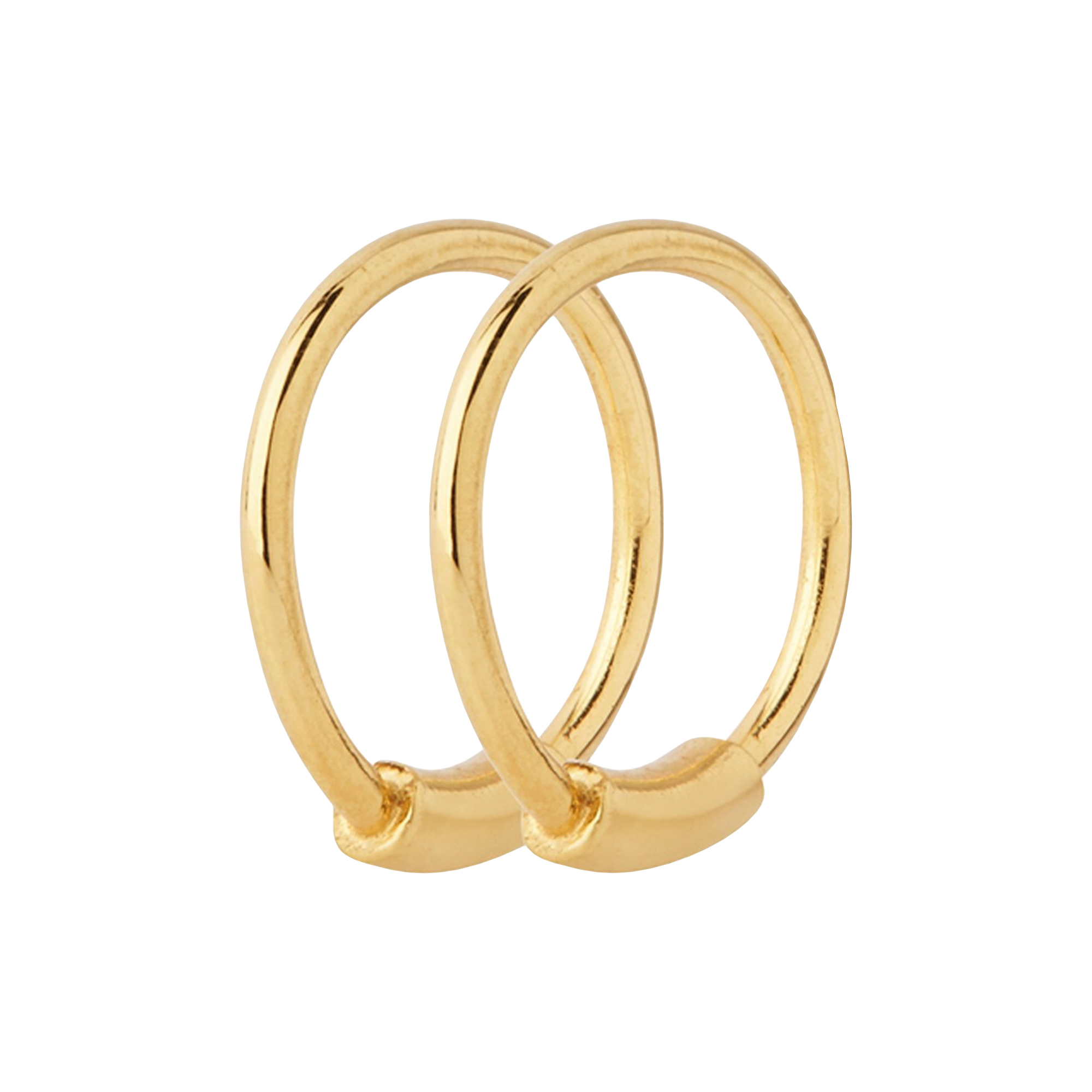 Maria Black - Basic Hoops, gold - Ø8mm