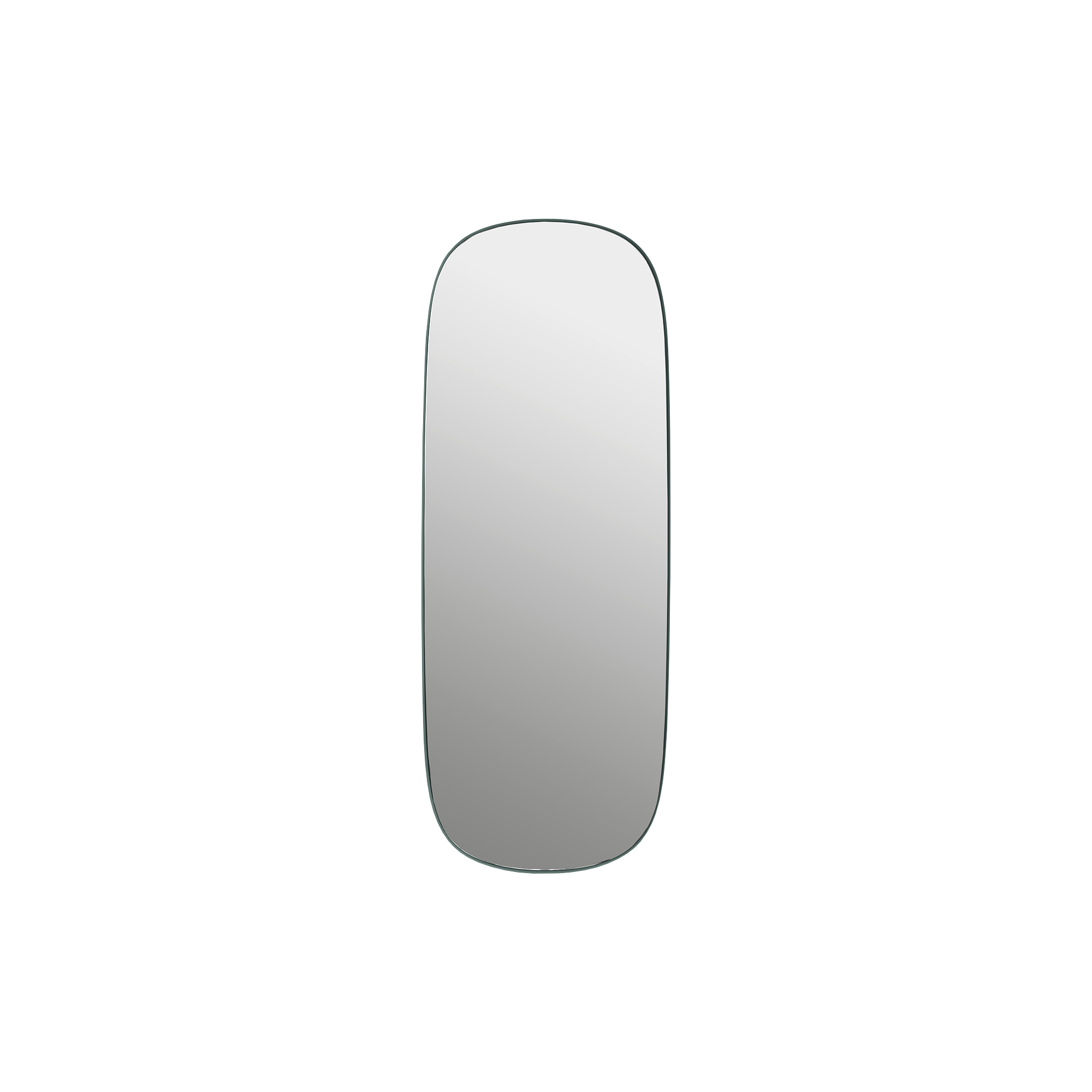 Muuto - Framed Mirror, dark green/clear - Large