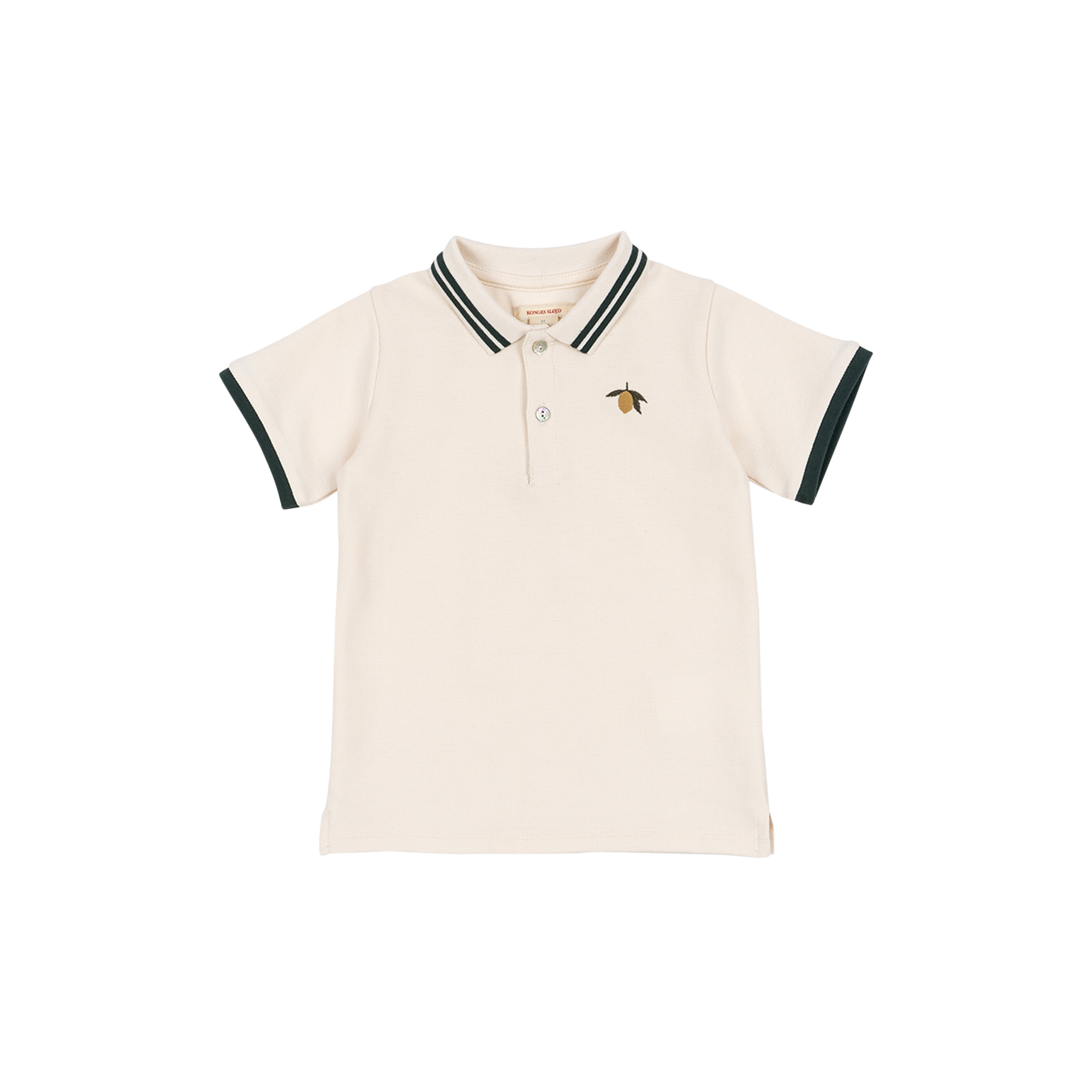 Konges Sløjd - Florian Polo Shirt, antique white - Str. 4Y