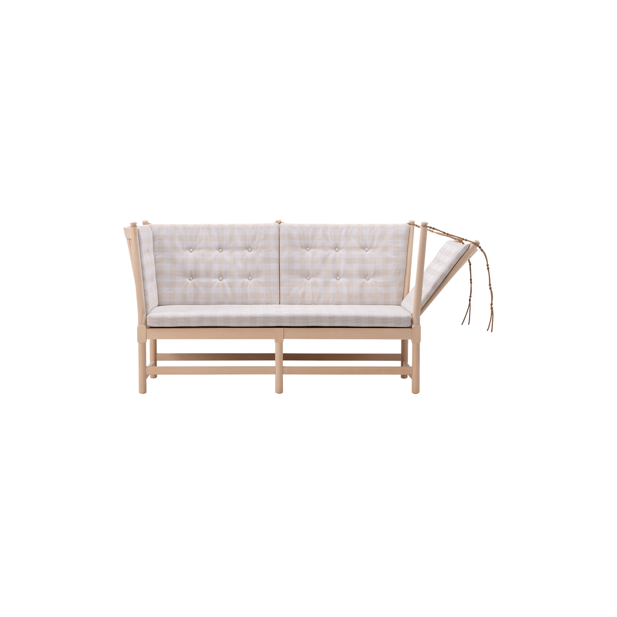 Fredericia Furniture - Tremmesofaen, Steelcut Beat 0215/soap treated beech