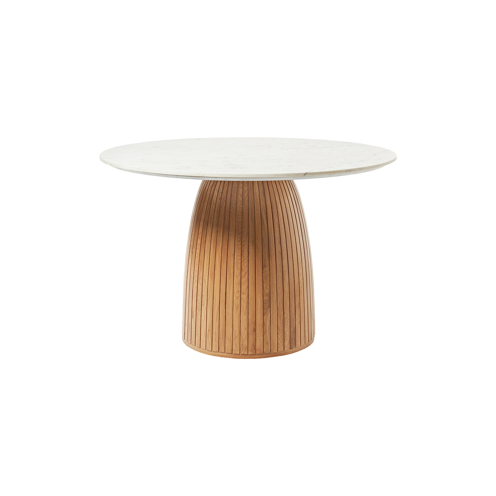 Westwing Collection - Nelly Round Dining Table, white marble