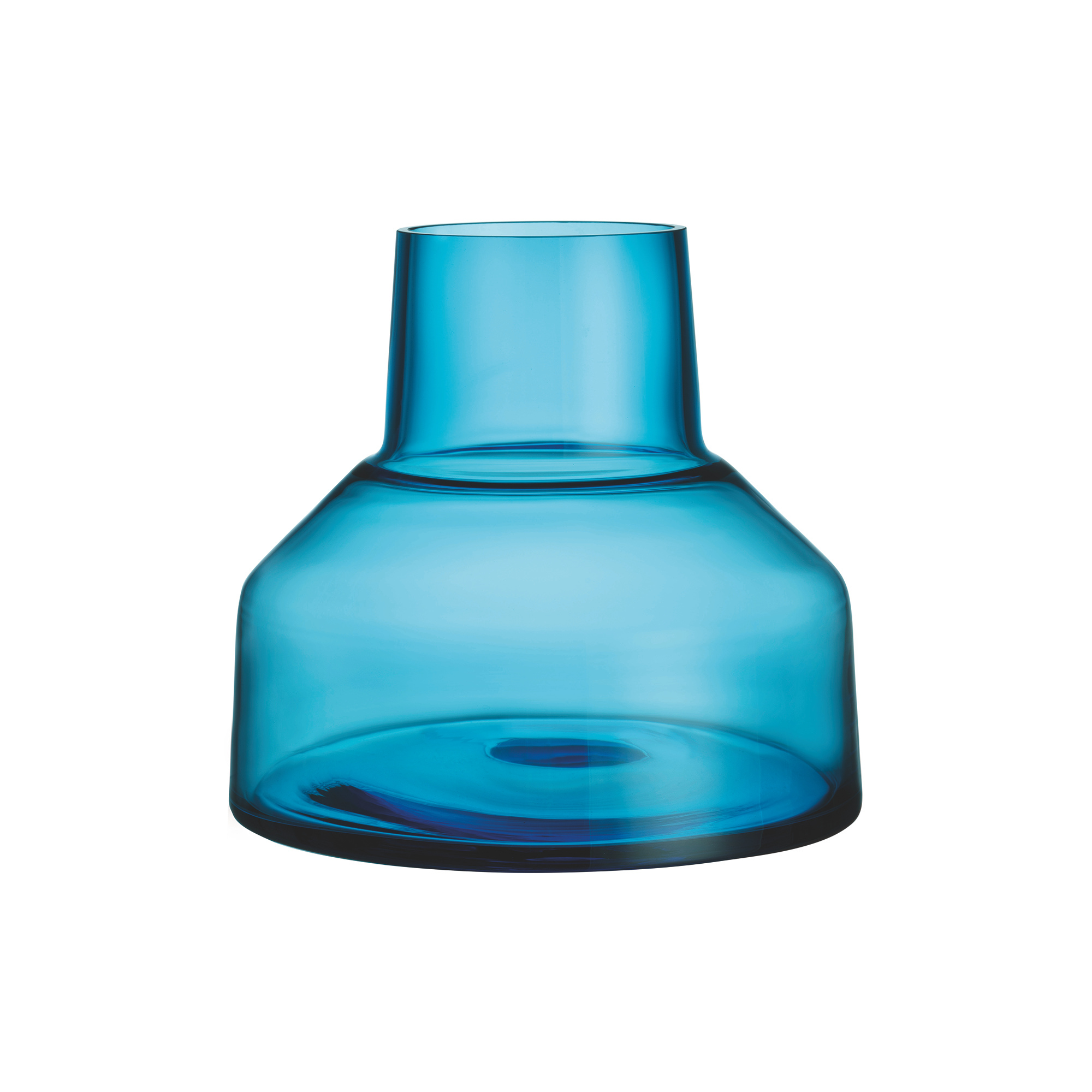 Iittala - Solare kort vase, elektrisk blå