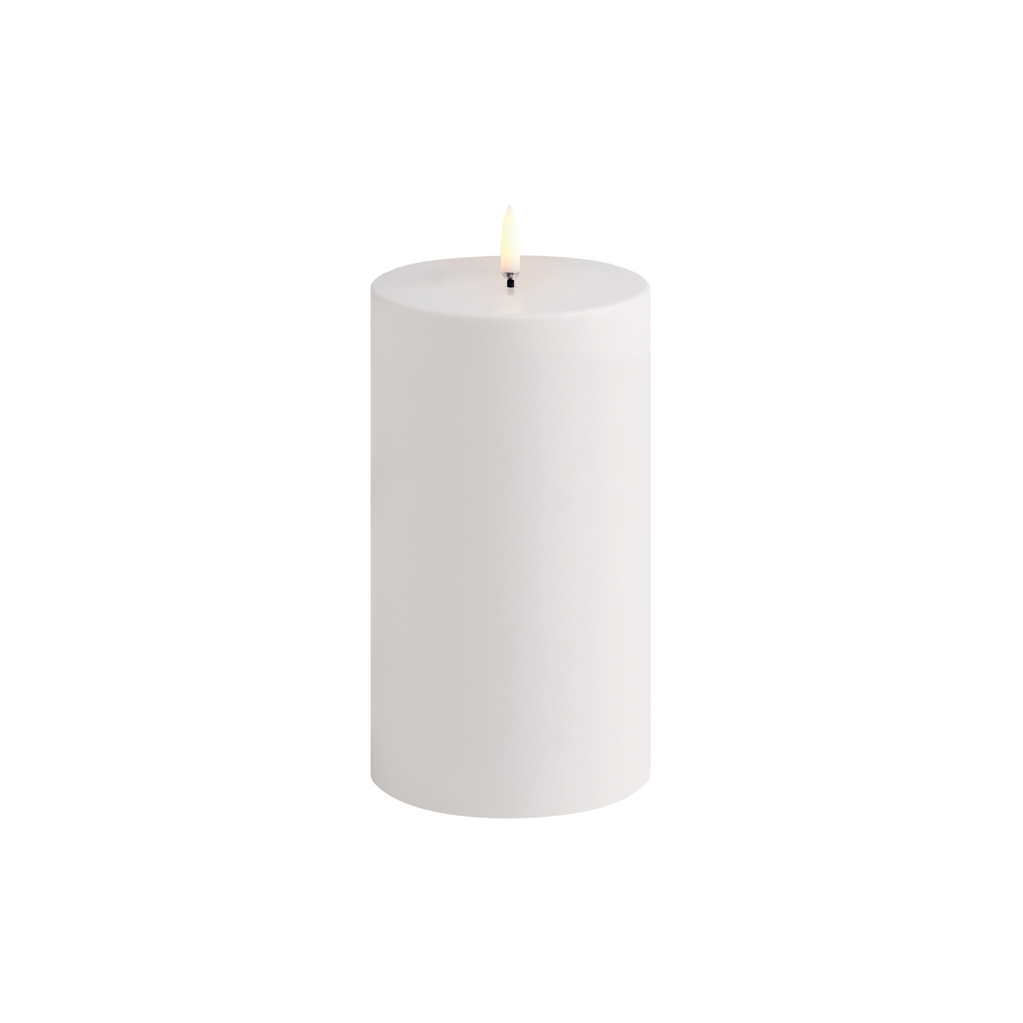 Uyuni Lighting - LED Outdoor Pillar Candle 18 cm, white, Outdoor Collection - H18 cm