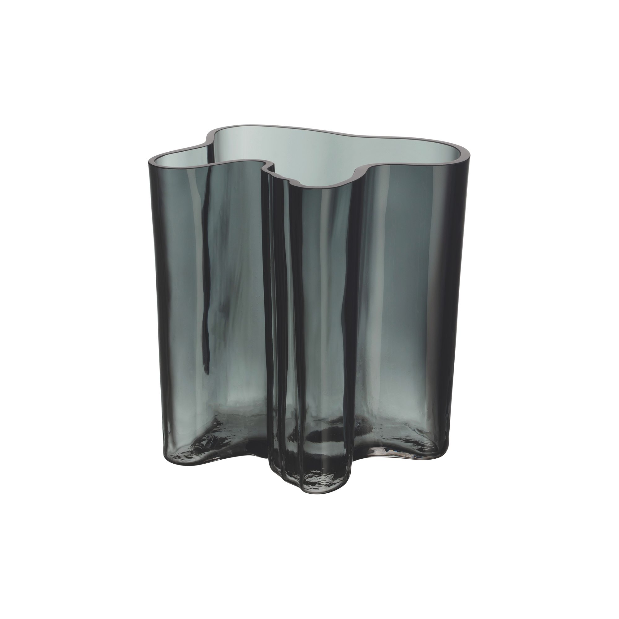 Iittala - Alvar Aalto vase 20 cm, mørk grå, Alvar Aalto Collection