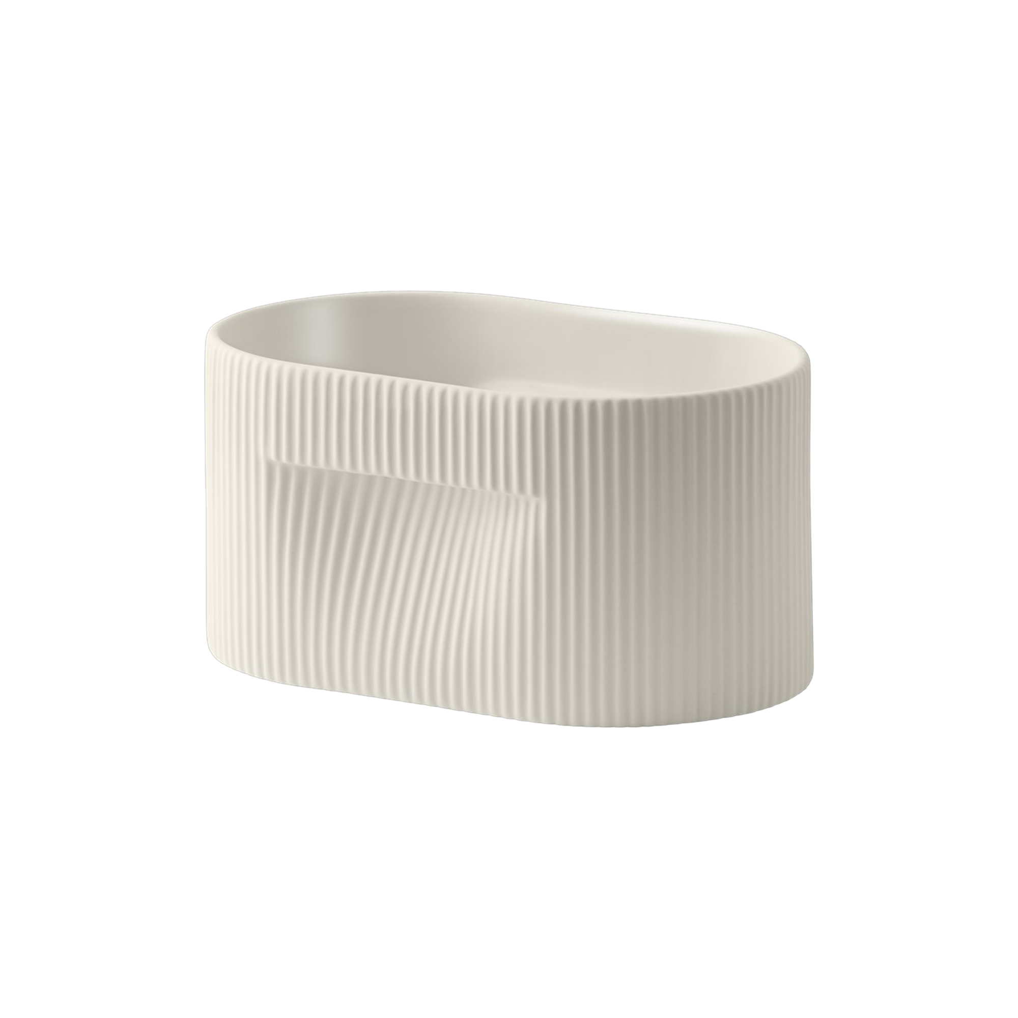Muuto - Ridge Planter, off white - H13 cm