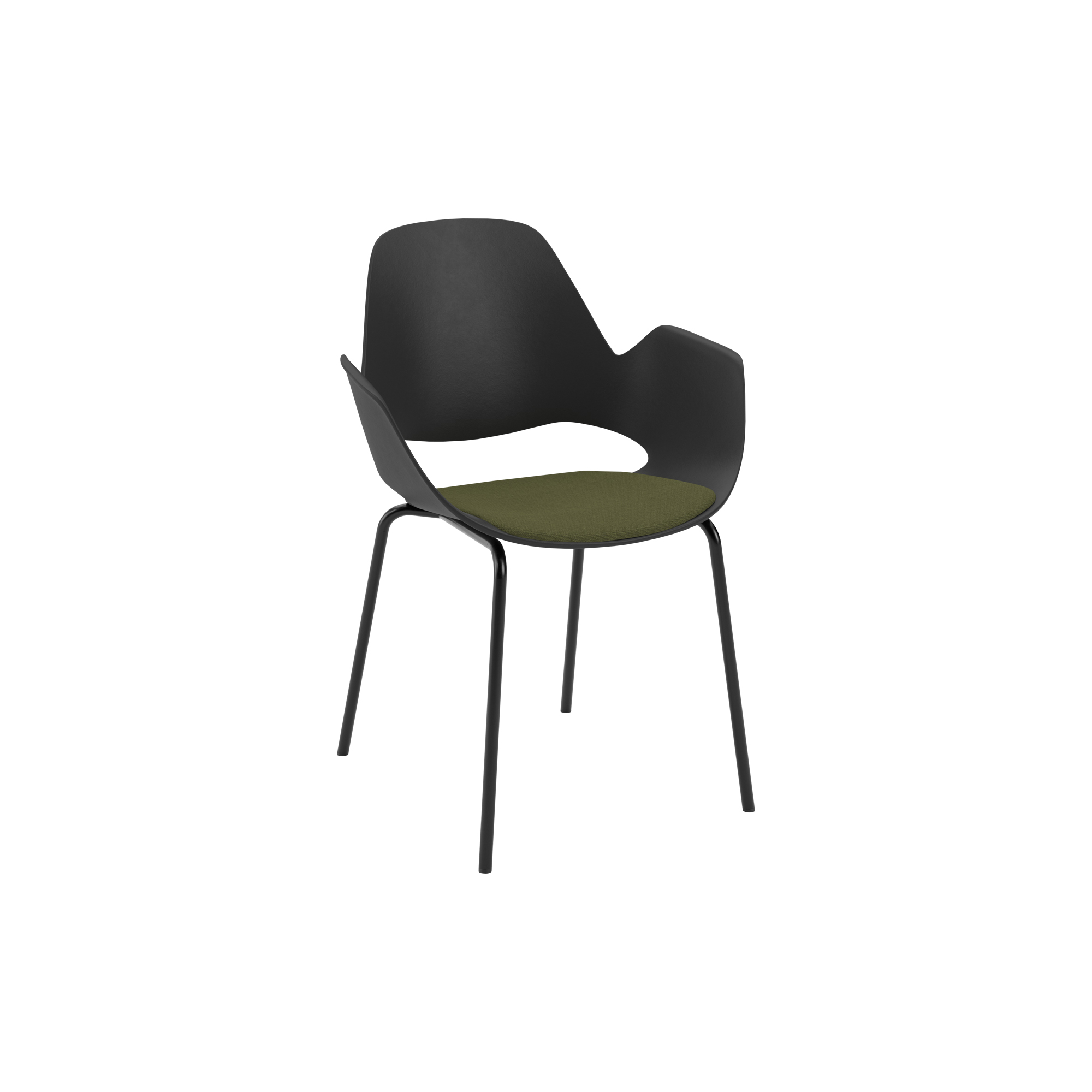 HOUE - FALK Tube stol med armlæn, pine green