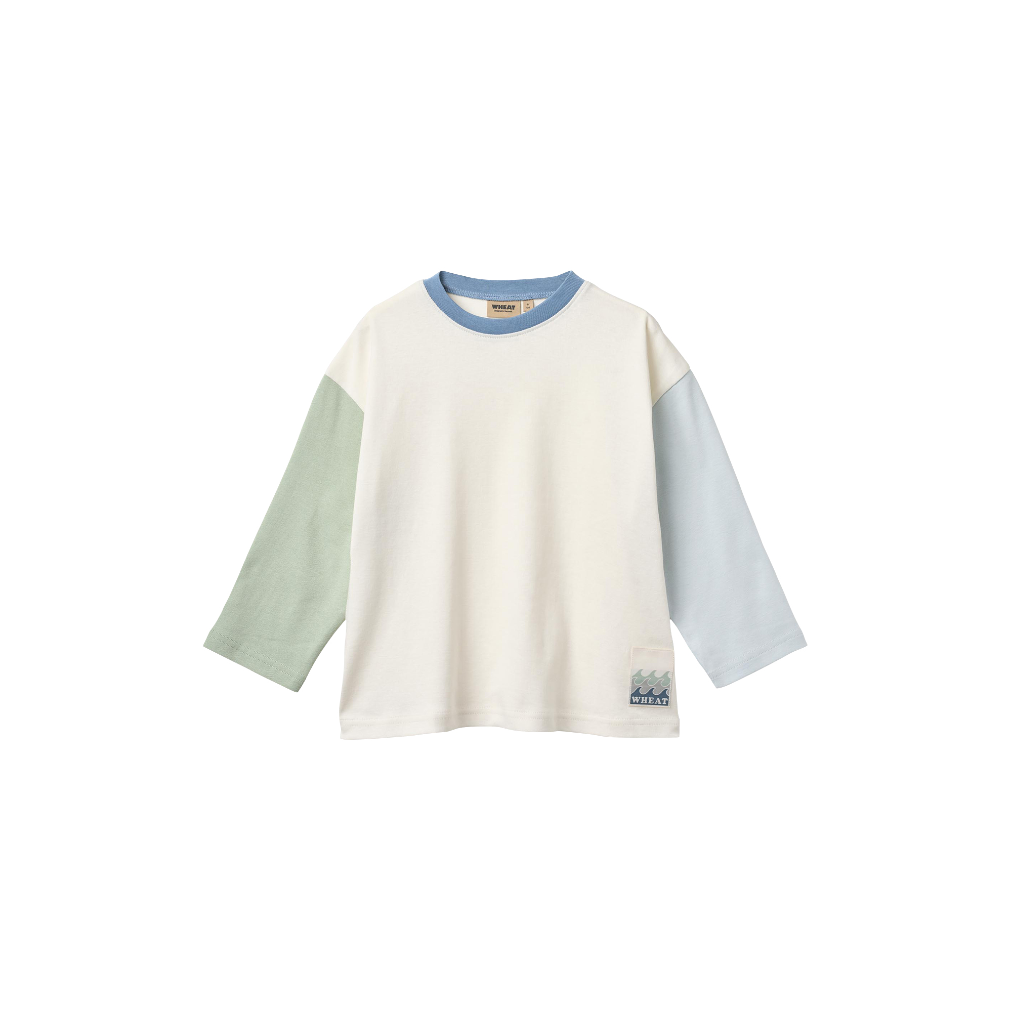Wheat - T-shirt L/S Axe, ivory - Str. 4Y-104