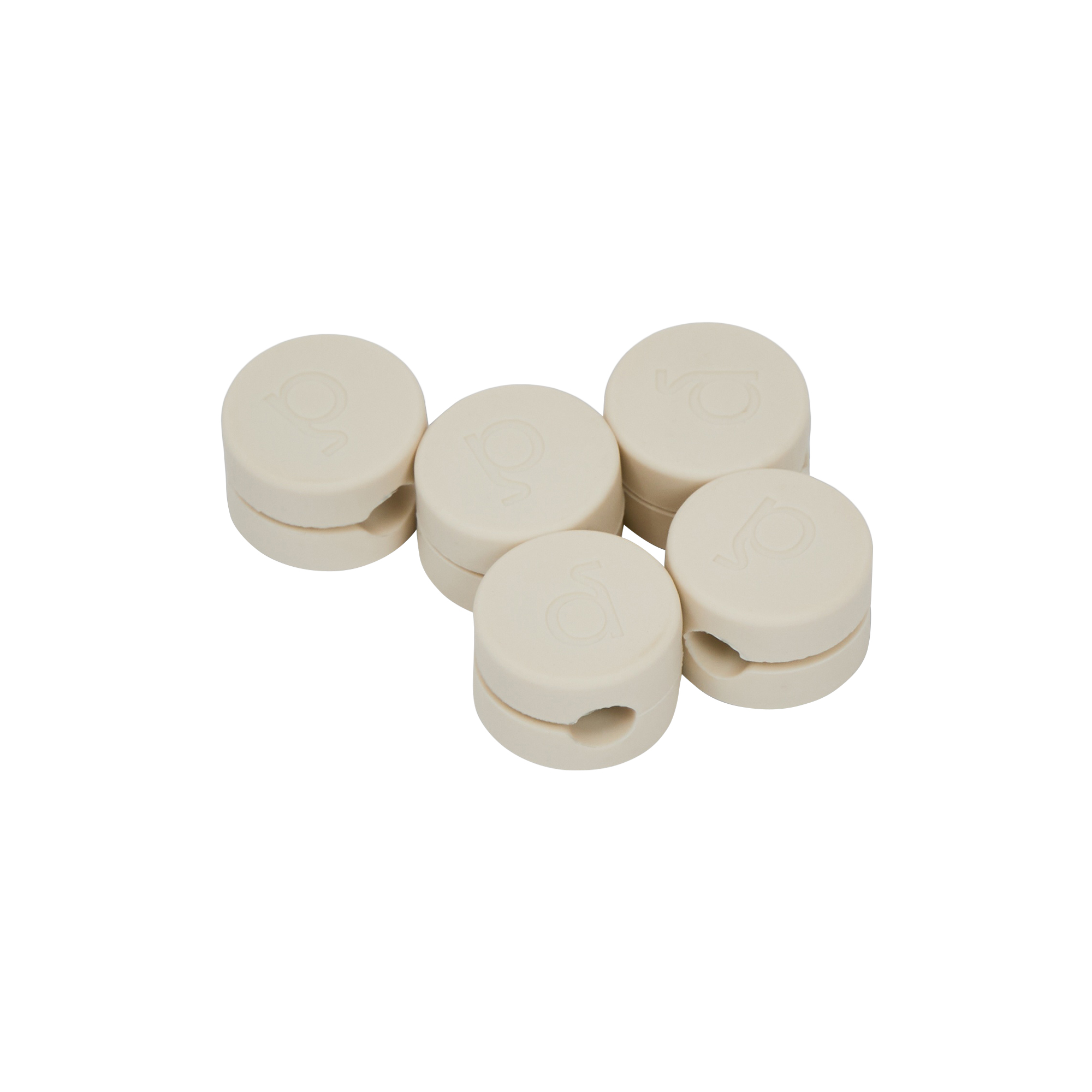 Pedestal - Cable Clips, pearl, Power