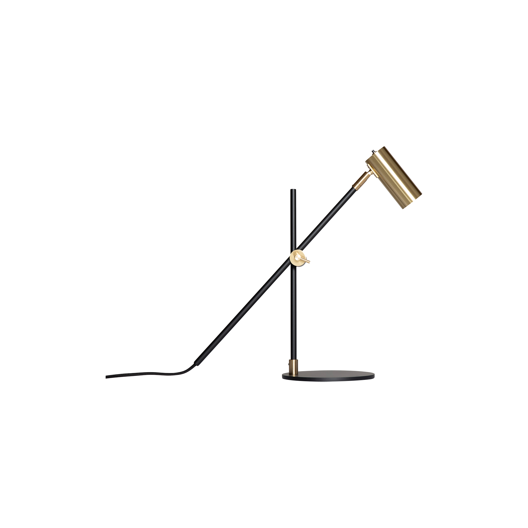 Rubn - Lektor Desk Lamp, black/brass