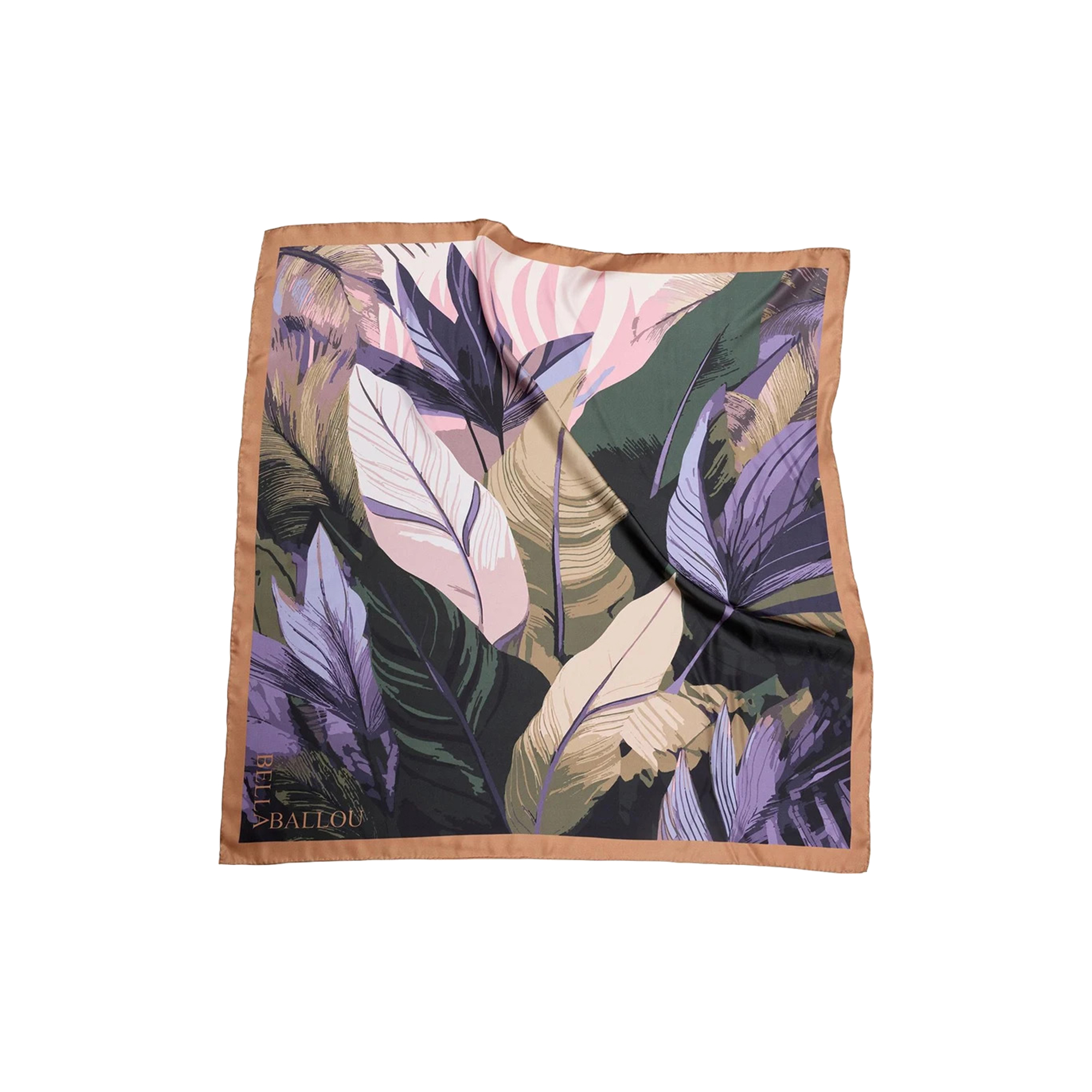 Bella Ballou - LEAF FALL tørklæde, purple