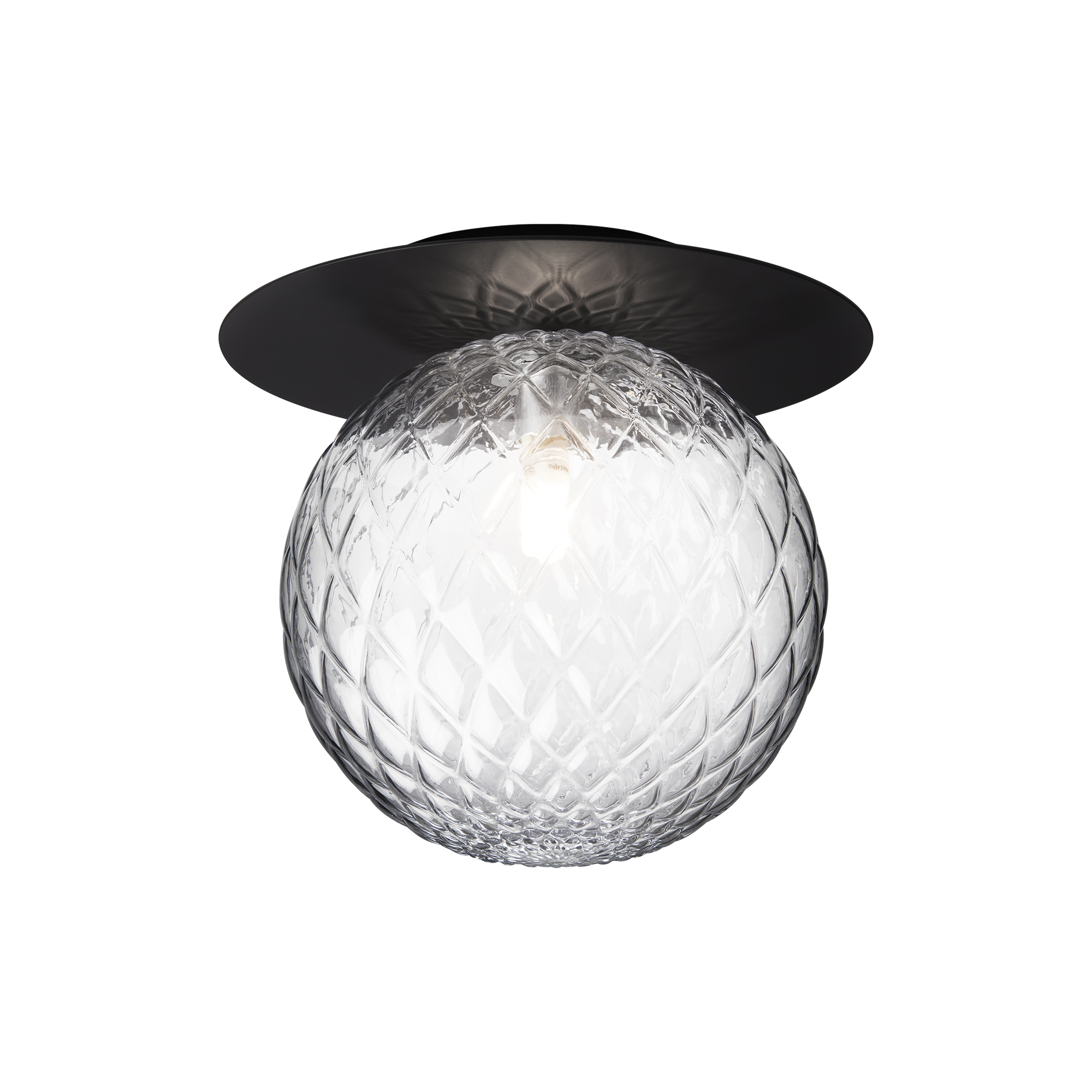 Nuura - Liila 1 Large Wall Lamp, black/optic clear