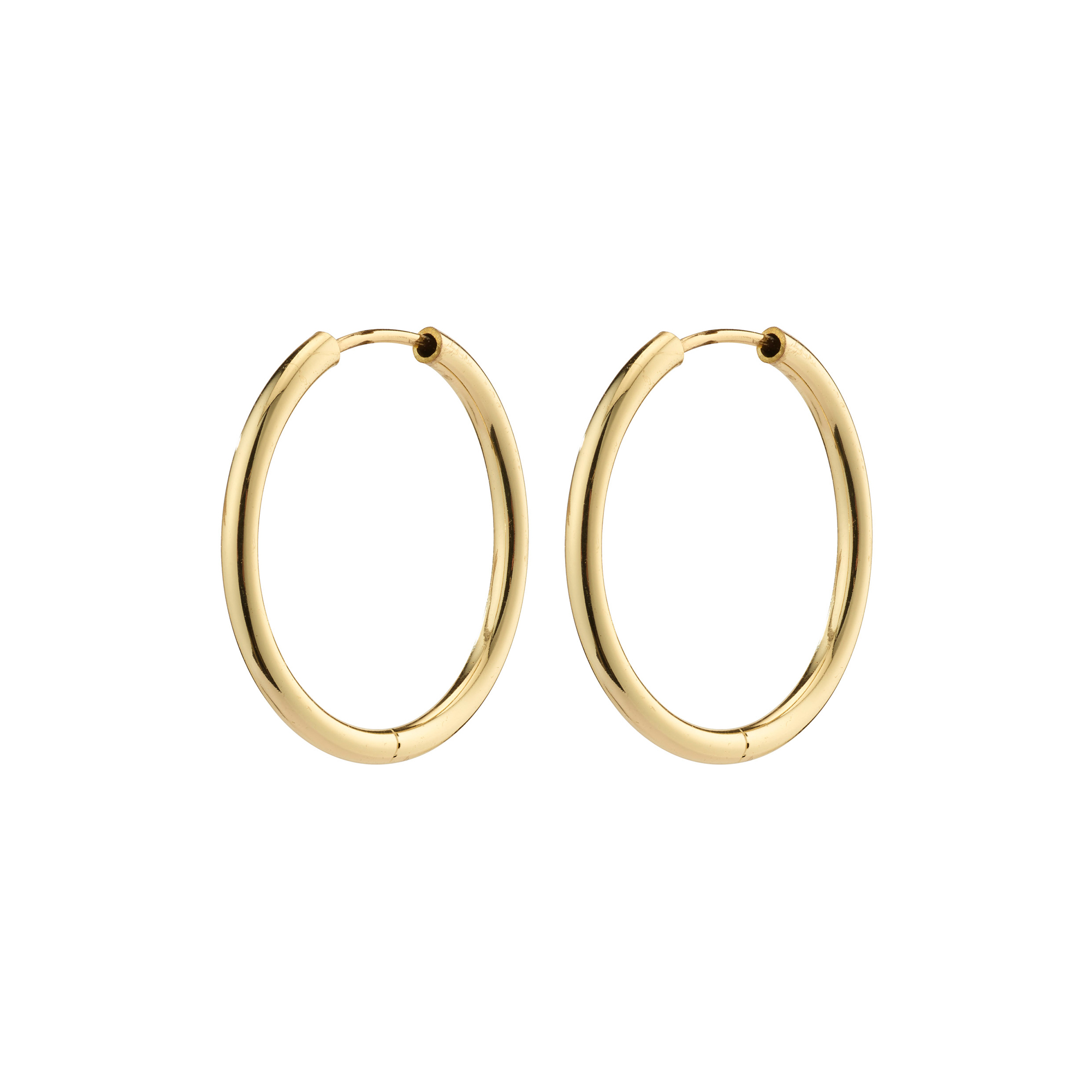 Pilgrim - APRIL Hoops Small, gold plated - Small