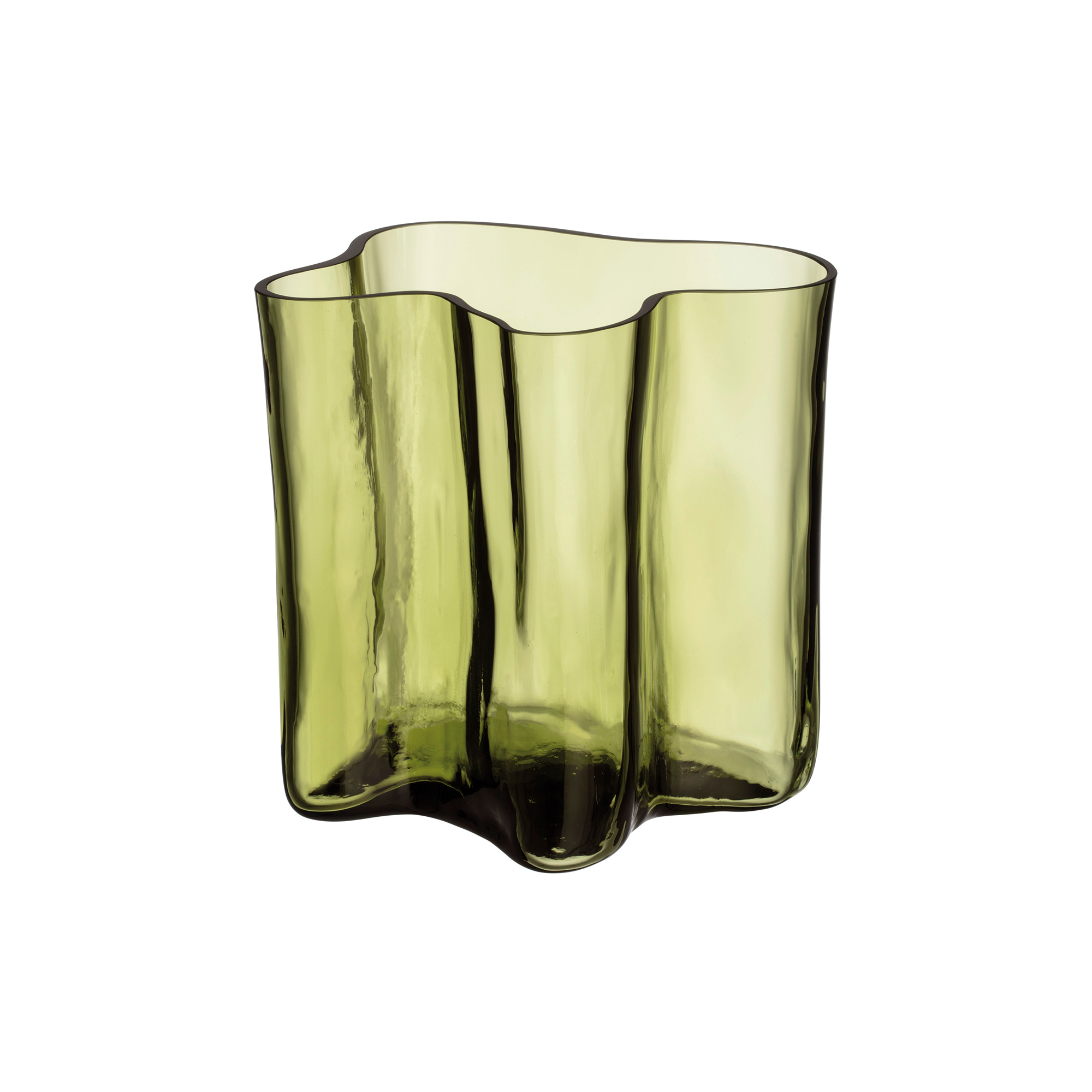 Iittala - Alvar Aalto vase 20 cm, finsk sand, Alvar Aalto Collection - Green