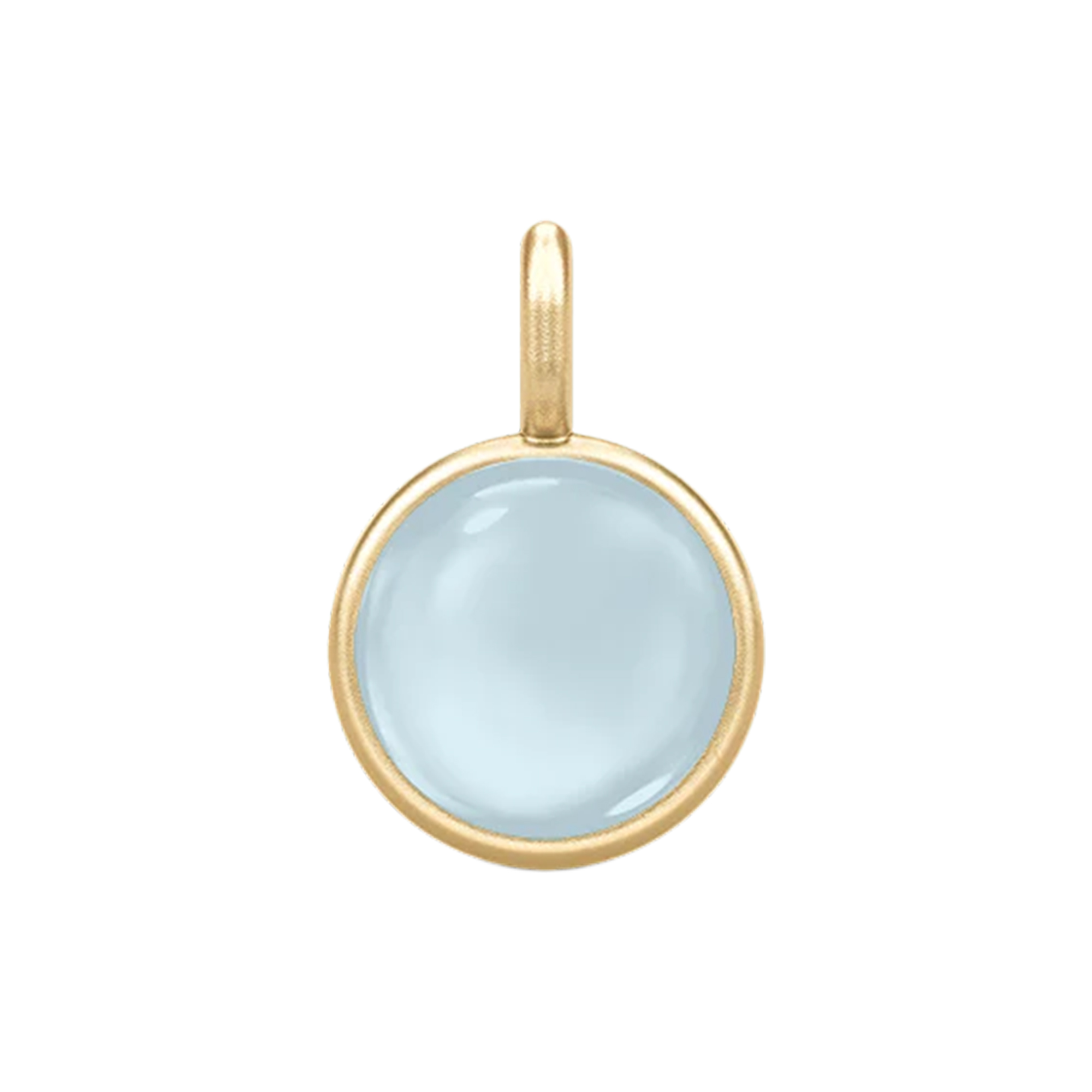 Julie Sandlau - Prime Vedhæng, gold/milky aqua