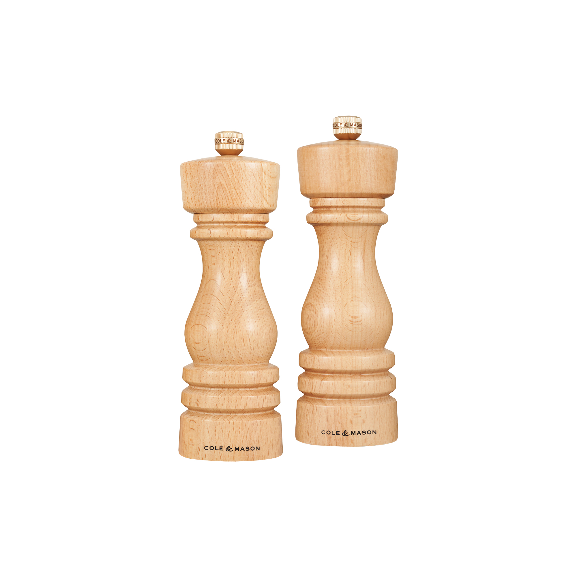 Cole & Mason - London Salt and pepper set, natur - H18 cm
