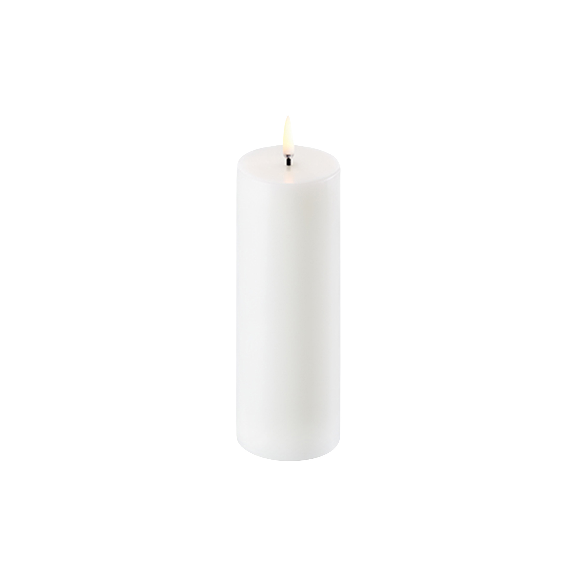 Uyuni Lighting - LED Pillar Candle 15 cm, nordic white - H15 cm