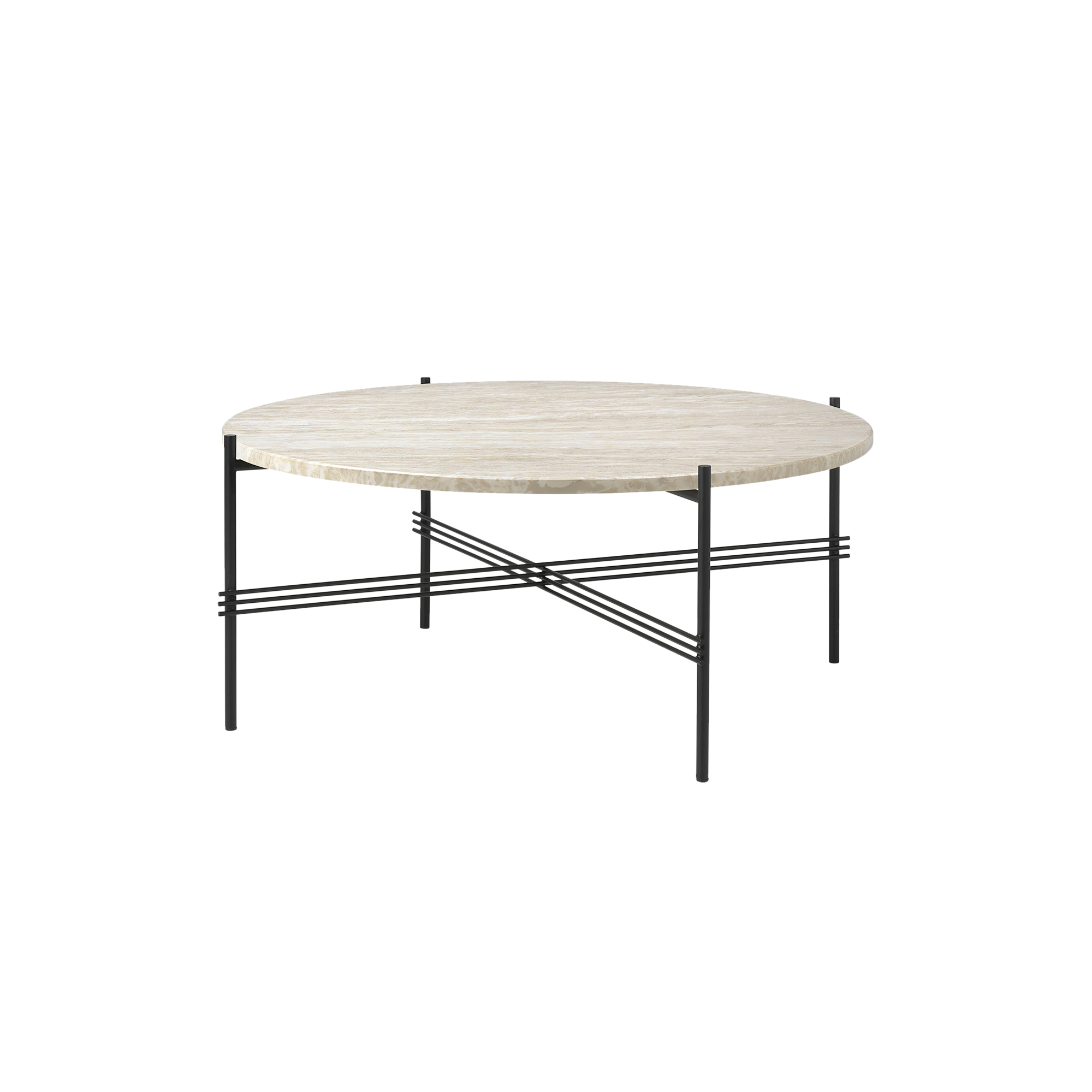 GUBI - TS Outdoor Coffee Table, neutral white - H: 35 x Ø 80 cm.