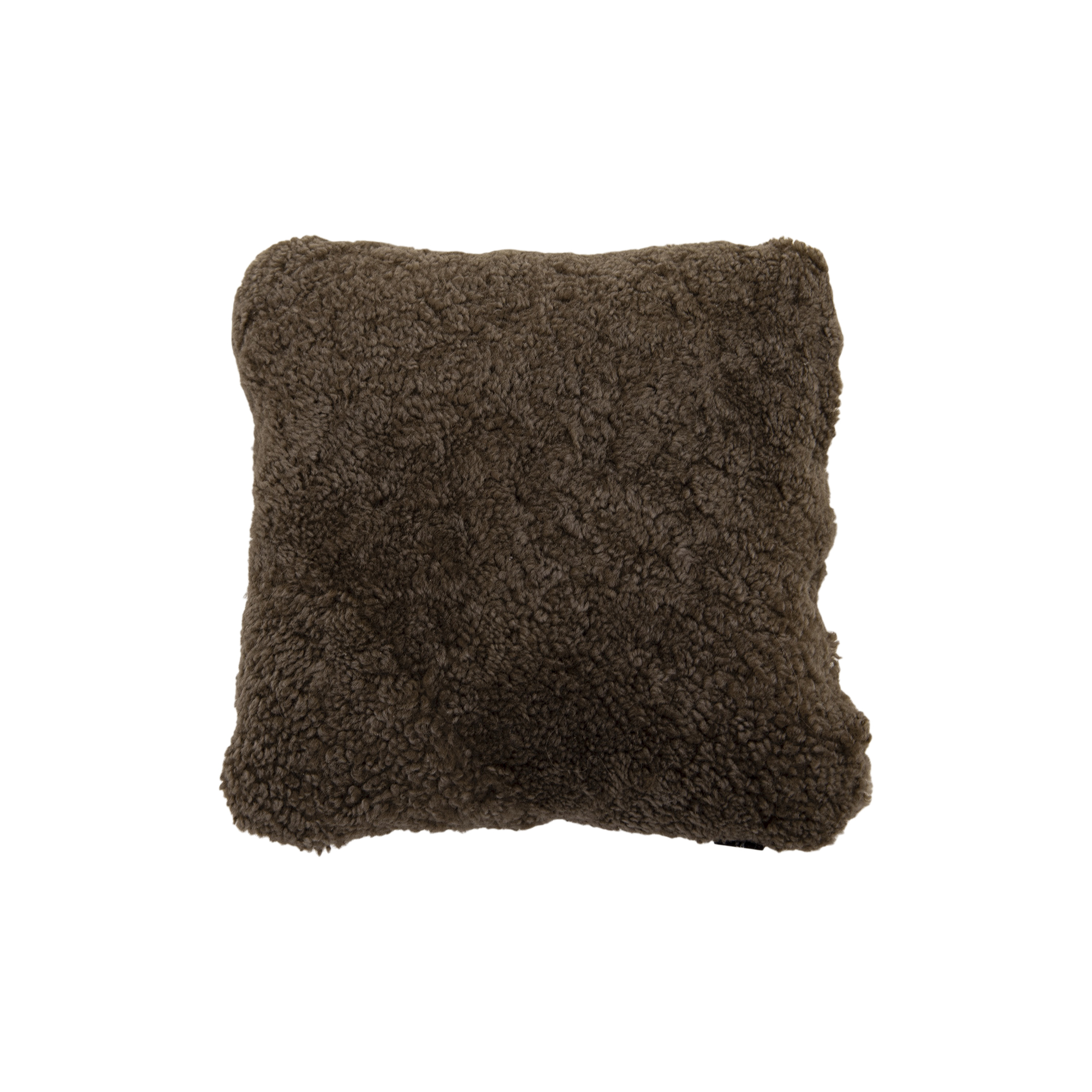 NATURES Collection - Newzealandsk lammeskindspude, taupe - 40x40 cm.