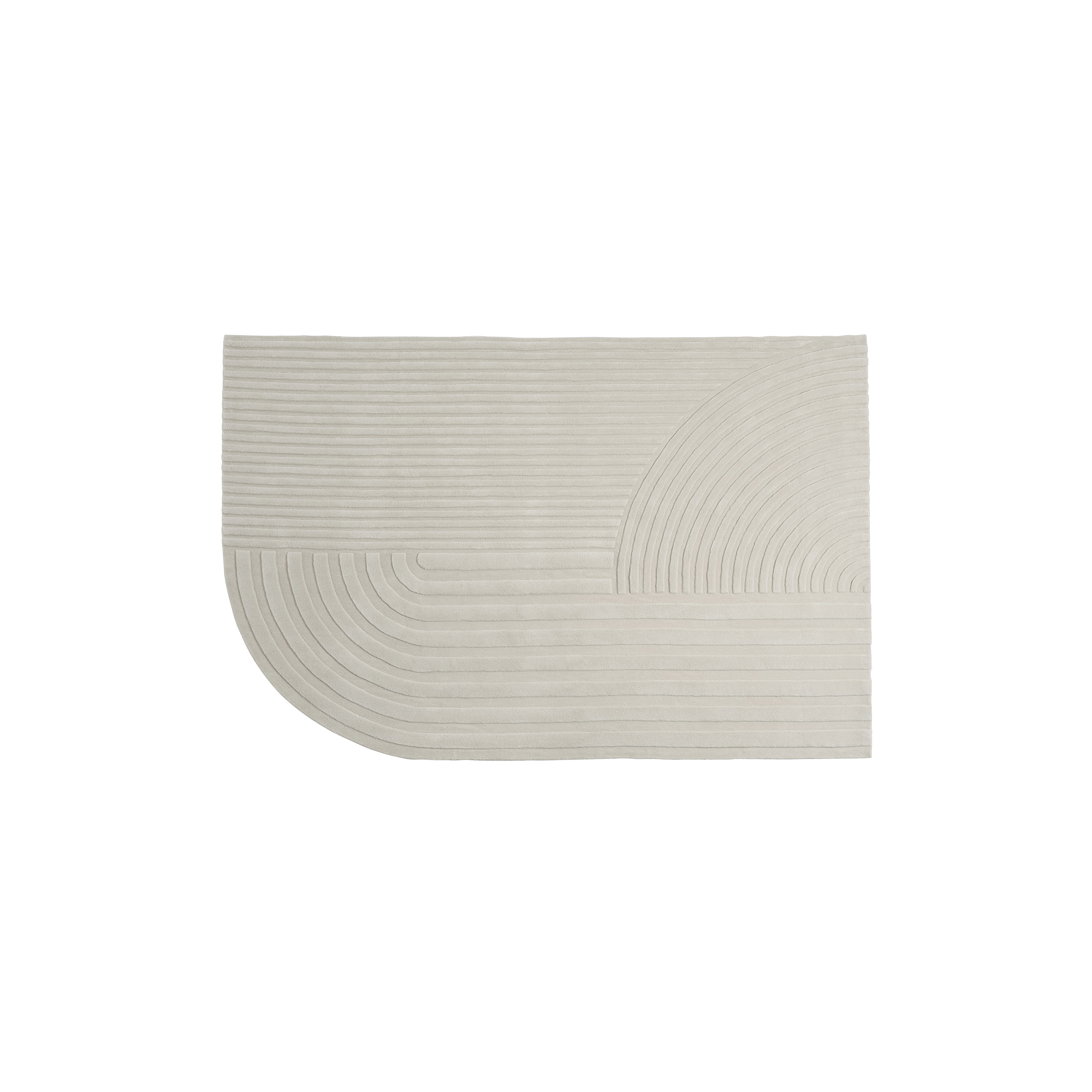 Muuto - Relevo Rug, off-white - 200x300 cm