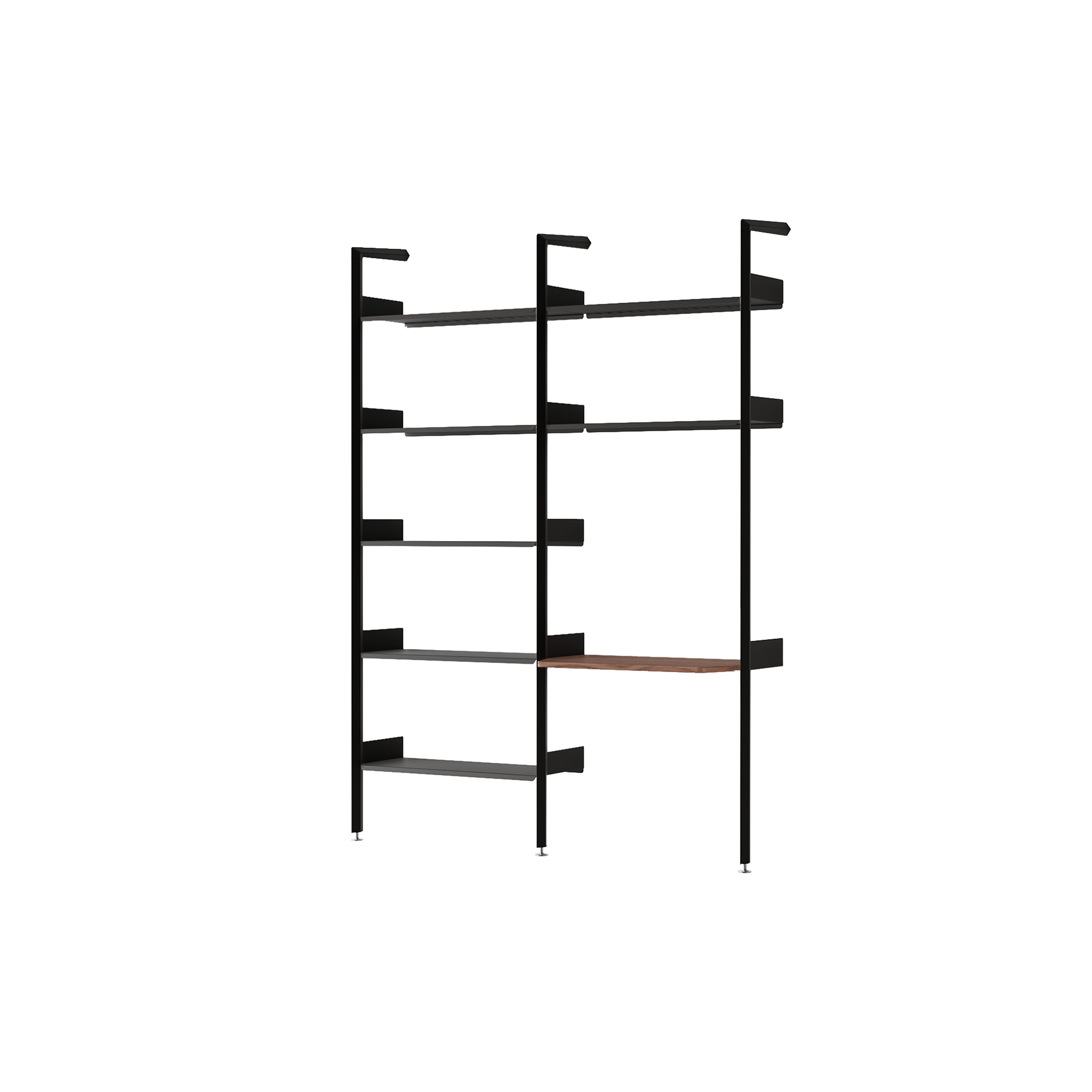 &Tradition - Rombe IF1 & IF5 Shelving System Configuration B, anthracite