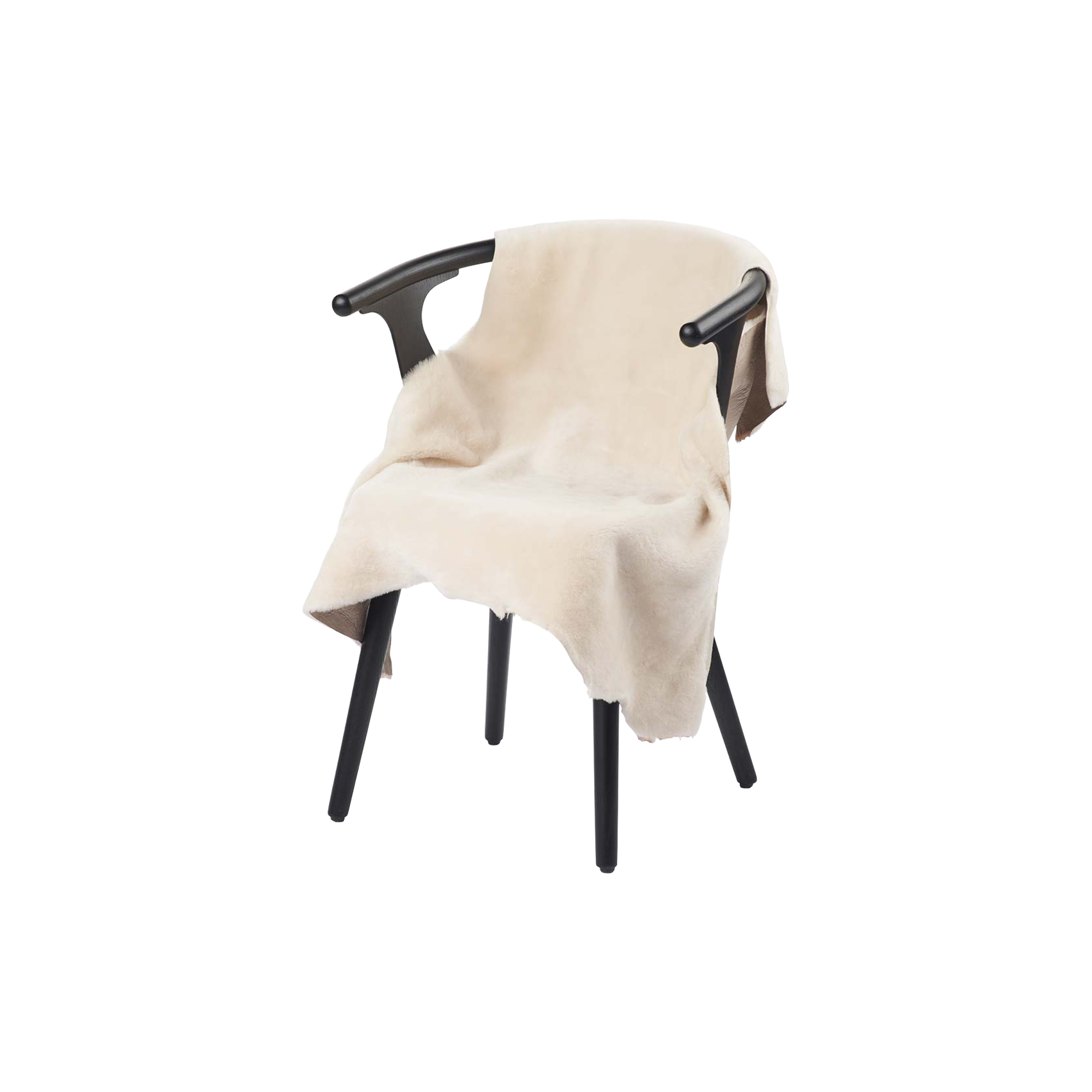 NATURES Collection - Australsk lammeskind, ivory - 90x60 cm.
