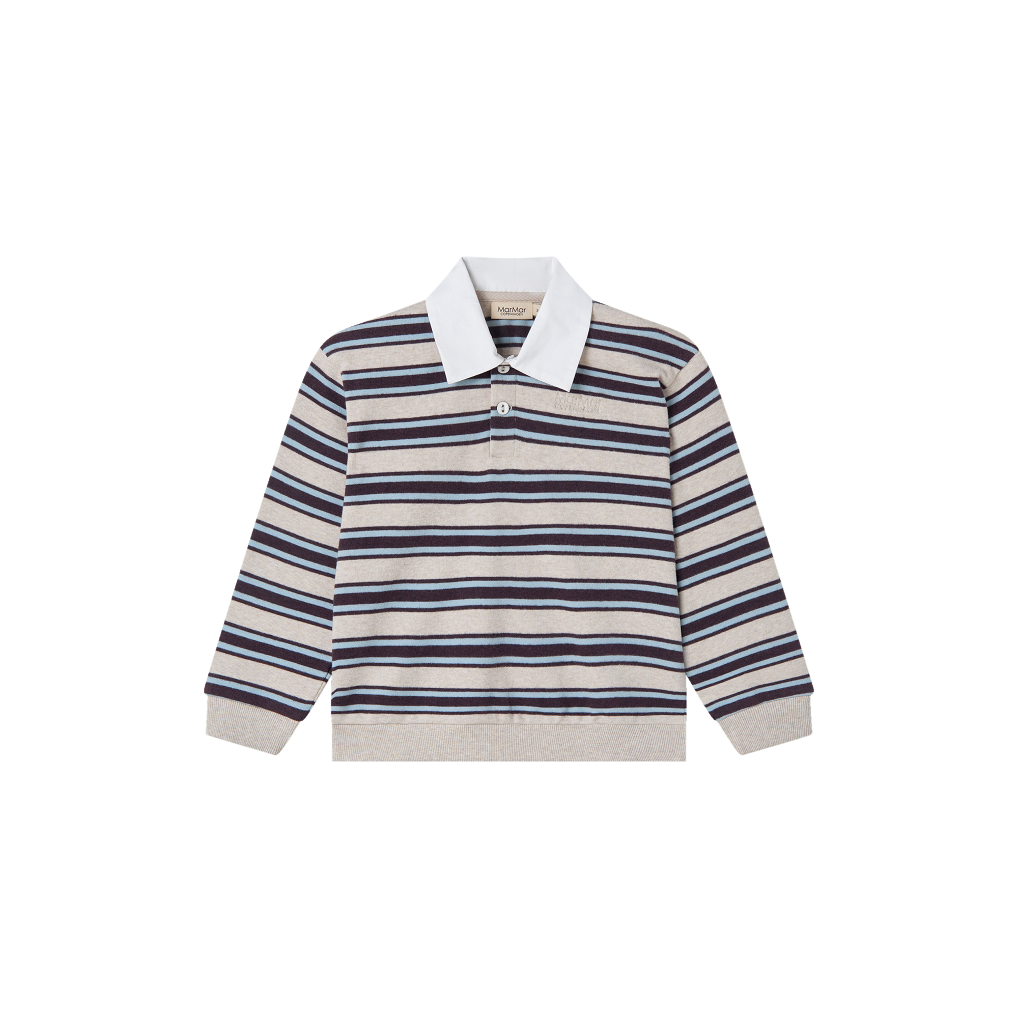 MarMar Copenhagen - Thanos Polo, college stripe - Str. 7Y-122