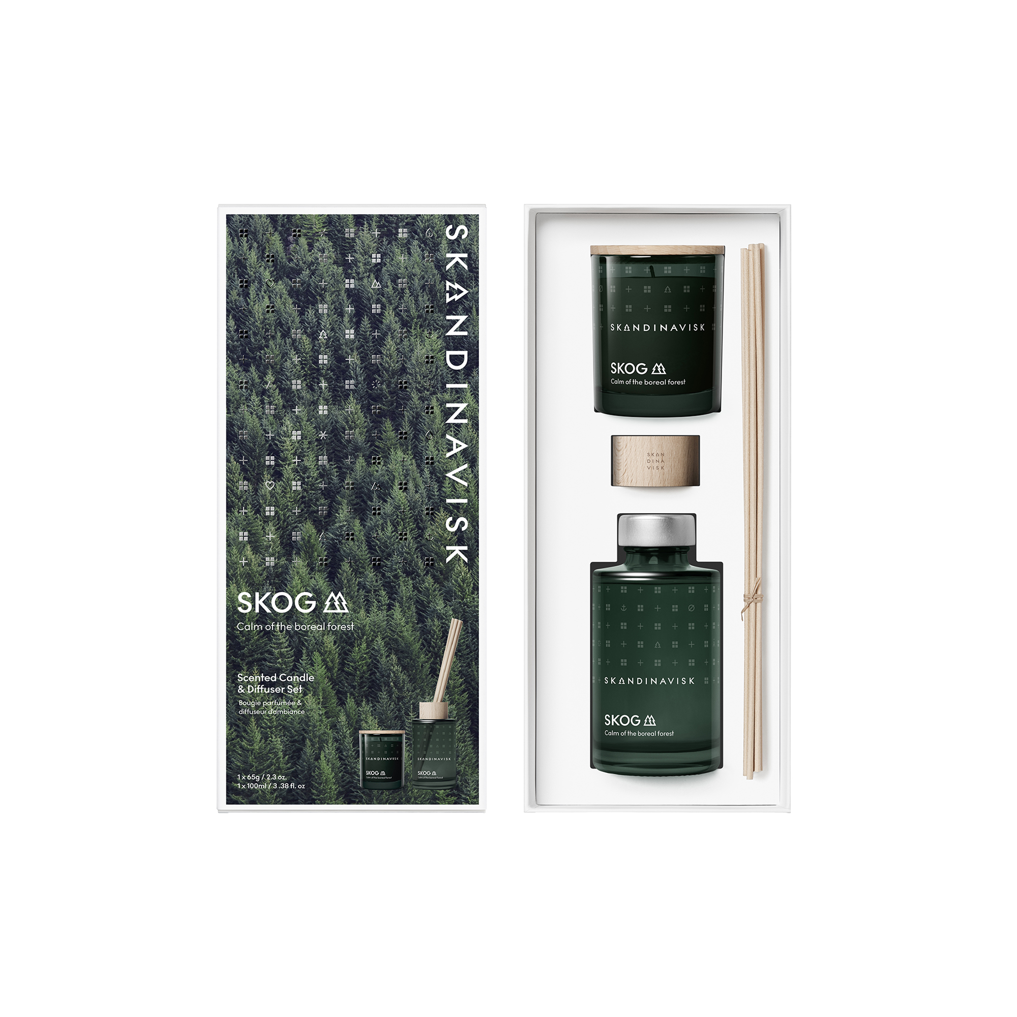 Skandinavisk - SKOG Scented Candle & Diffuser Giftset