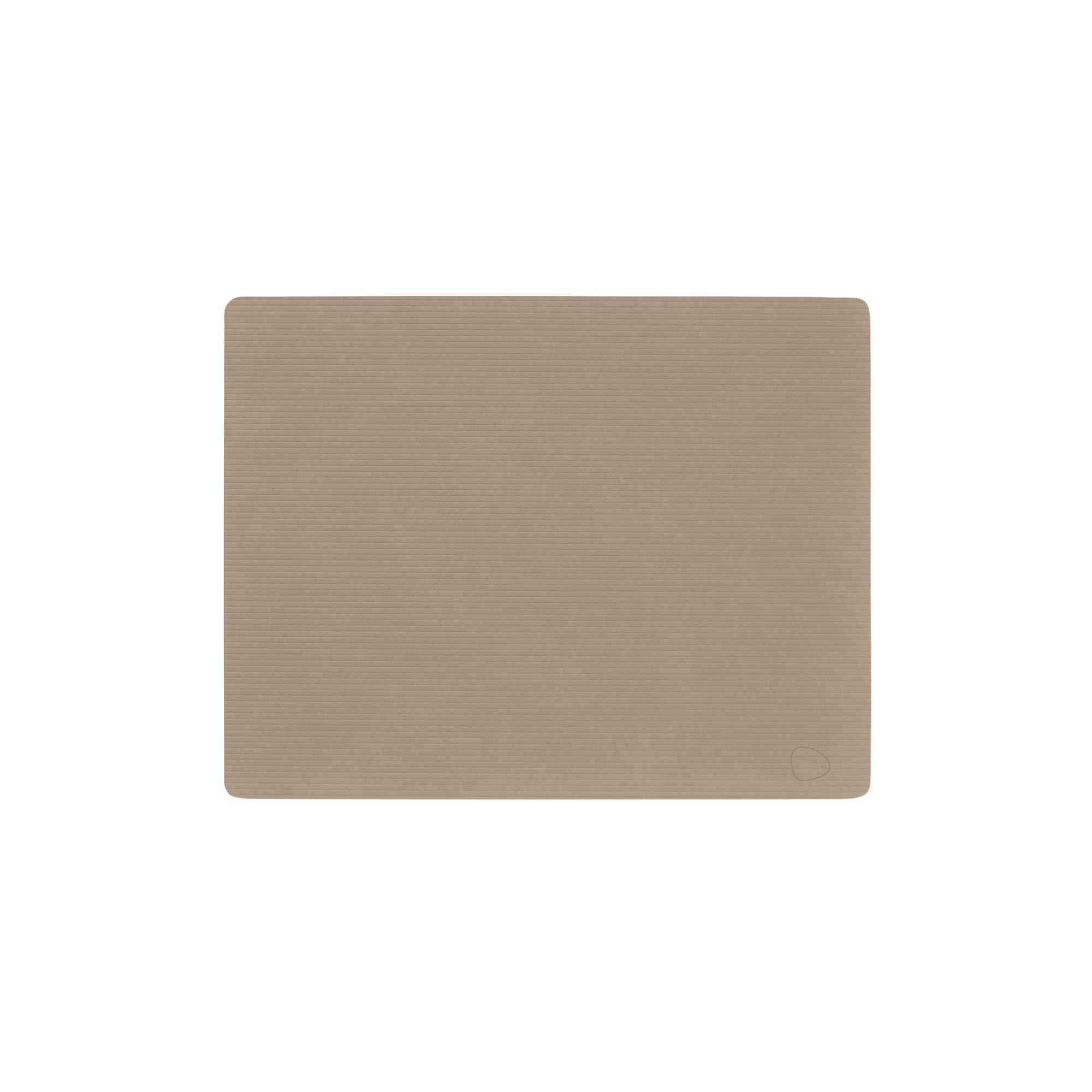 LIND DNA - Corduroy dækkeserviet Square L, clay brown