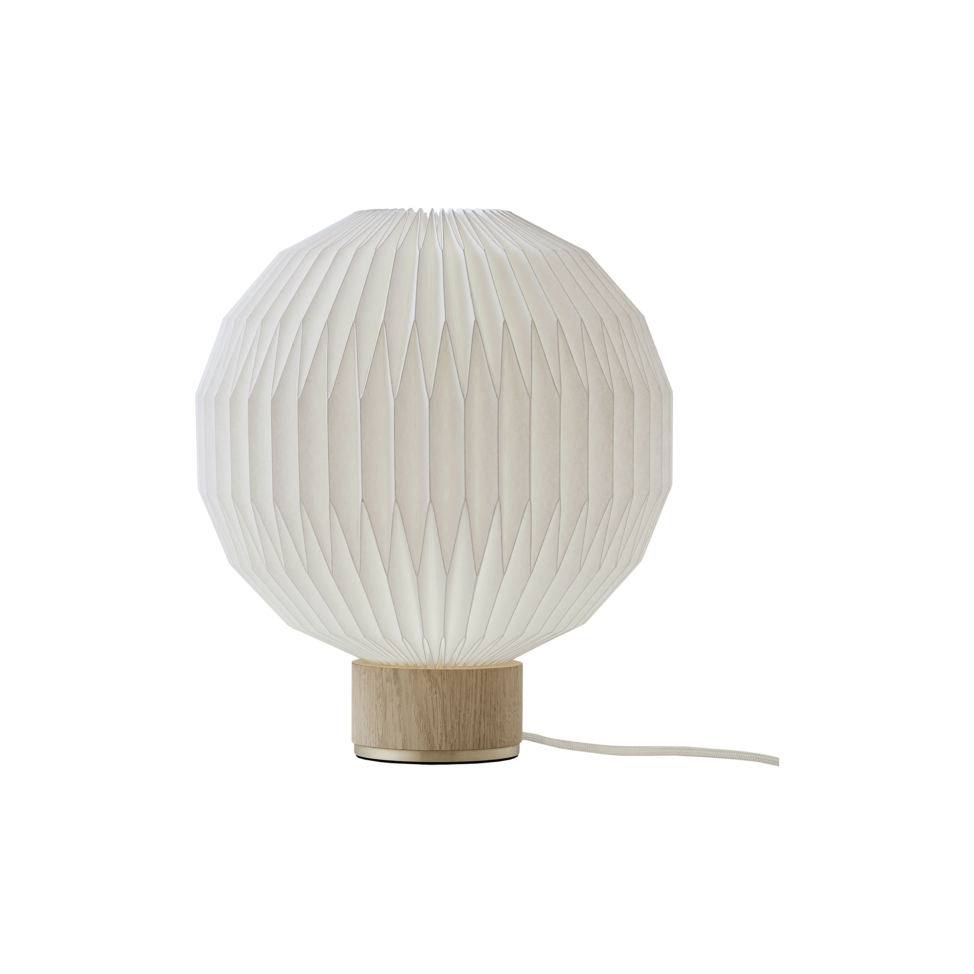 LE KLINT - Le Klint 375 bordlampe med standardskærm, lys eg - H: 25 x Ø 22 cm.