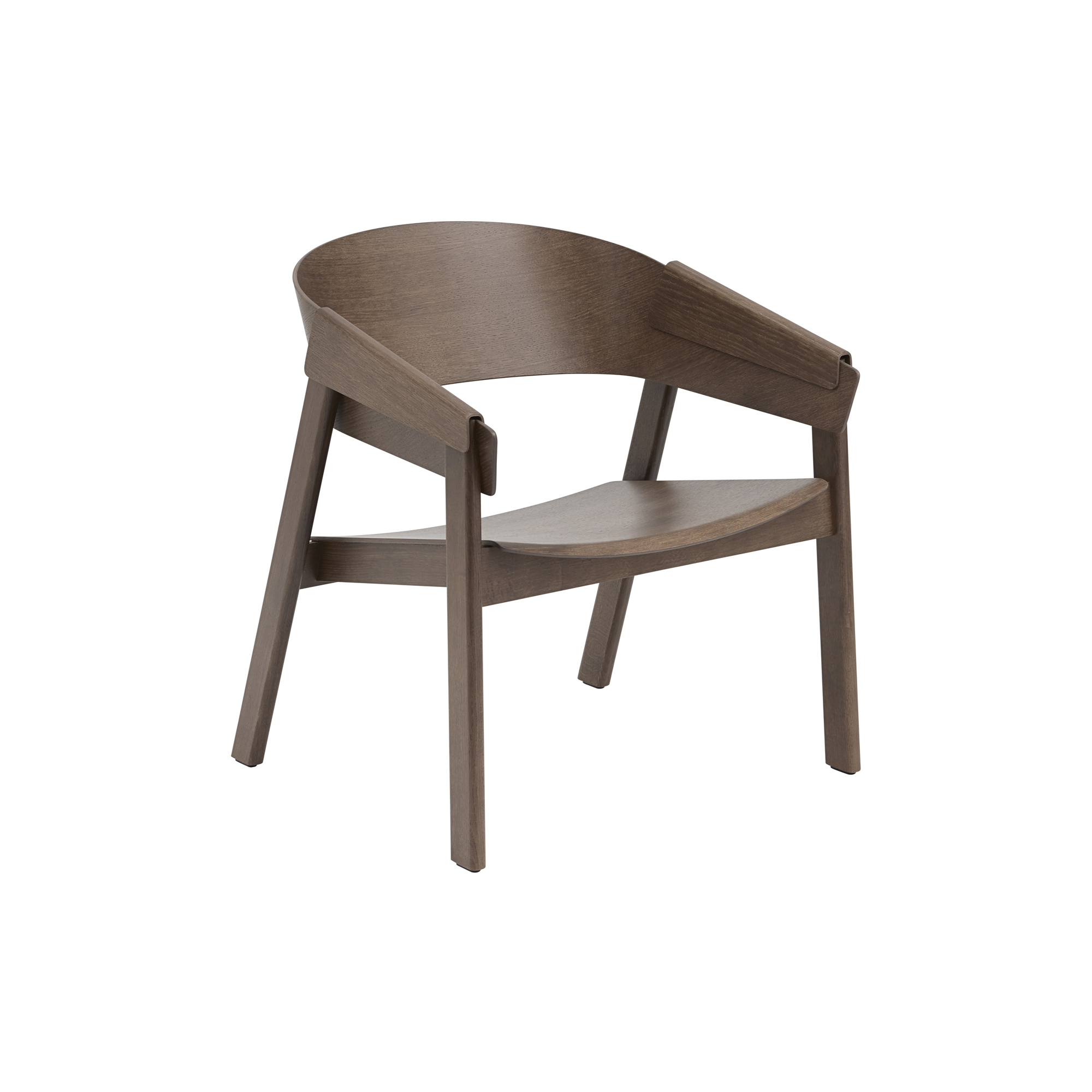 Muuto - Cover Lounge Chair, stained dark brown