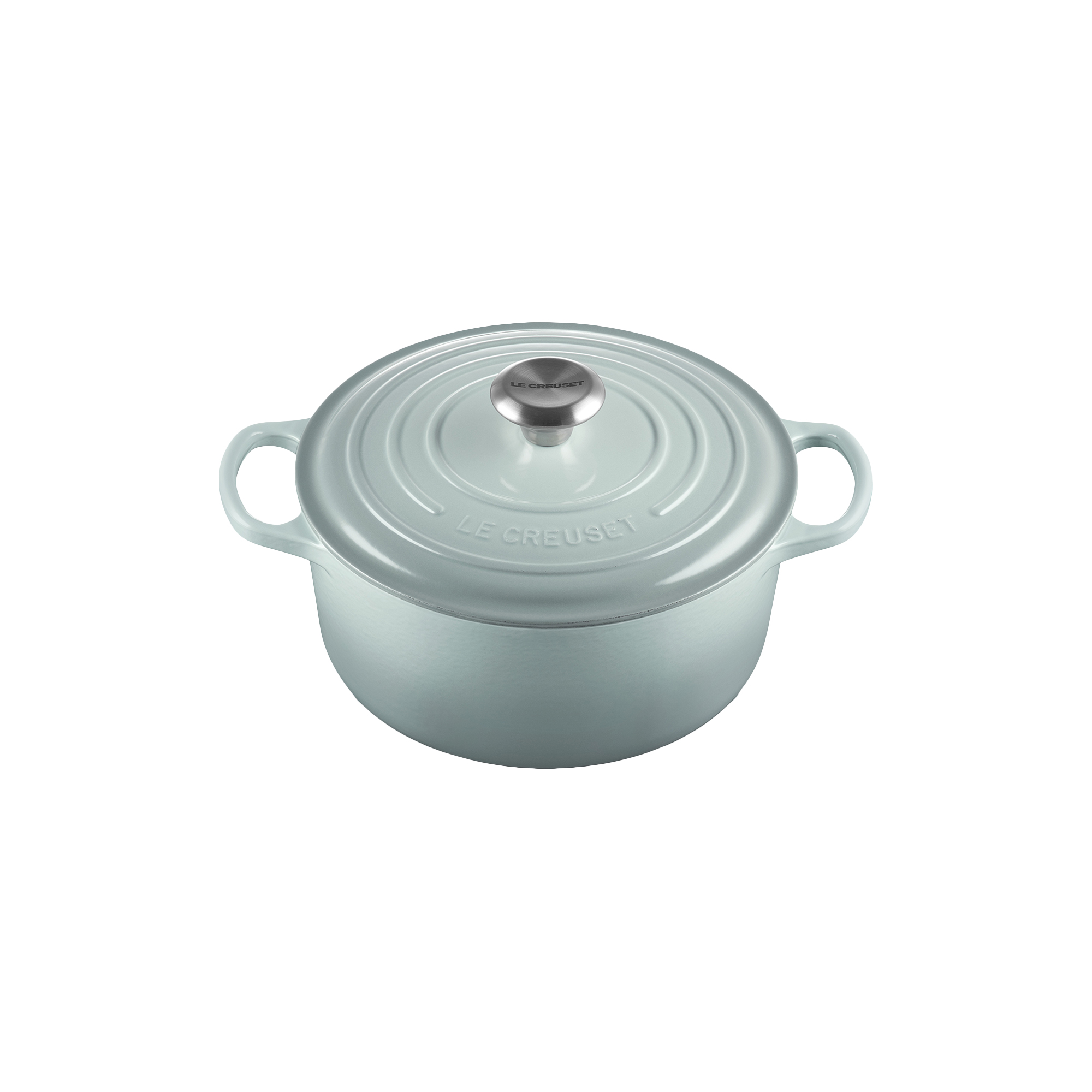 Le Creuset - Signature rund støbejernsgryde Ø 24 cm, sea salt - Ø24 cm