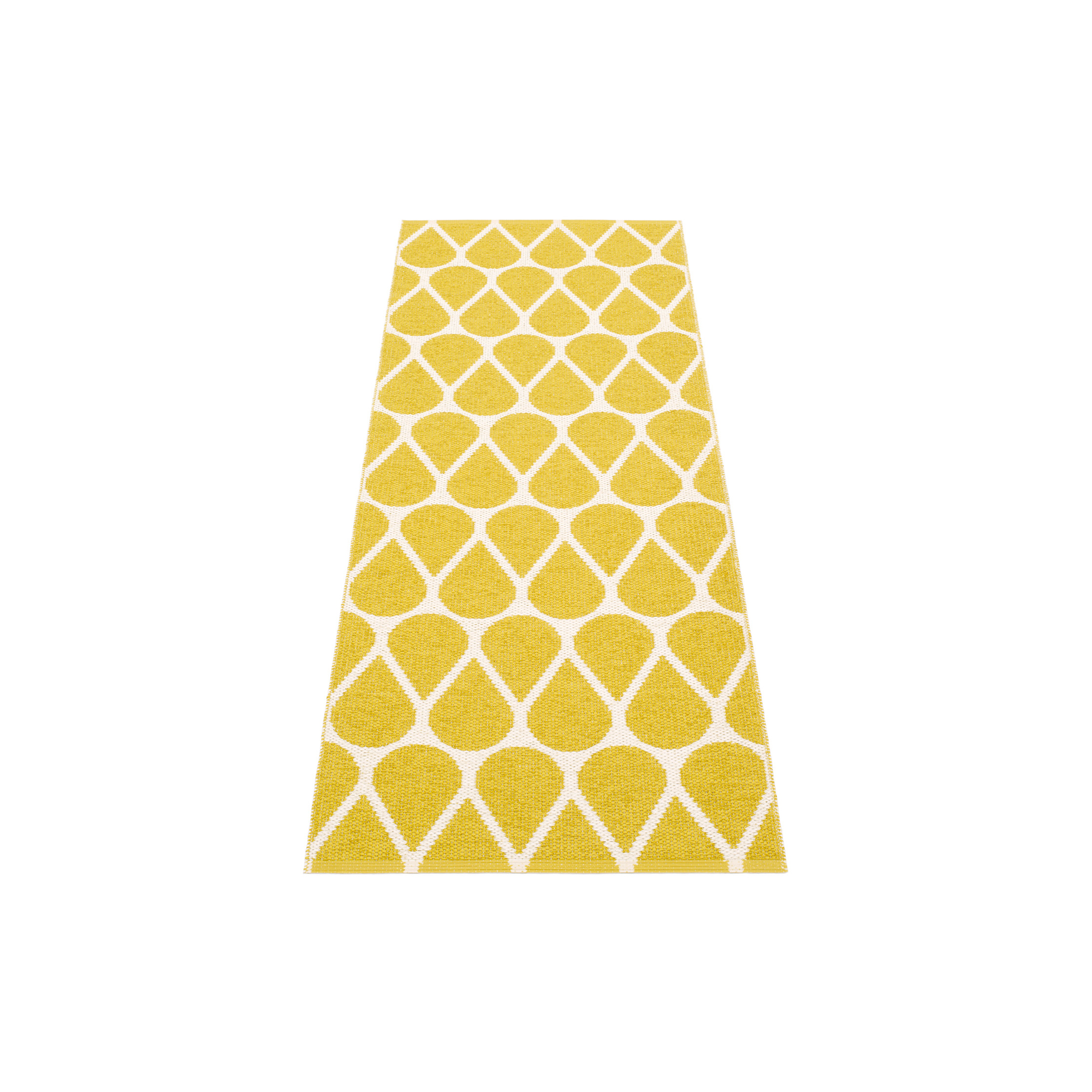 Pappelina - Otis gulvløber, mustard/vanilla - 70x200 cm