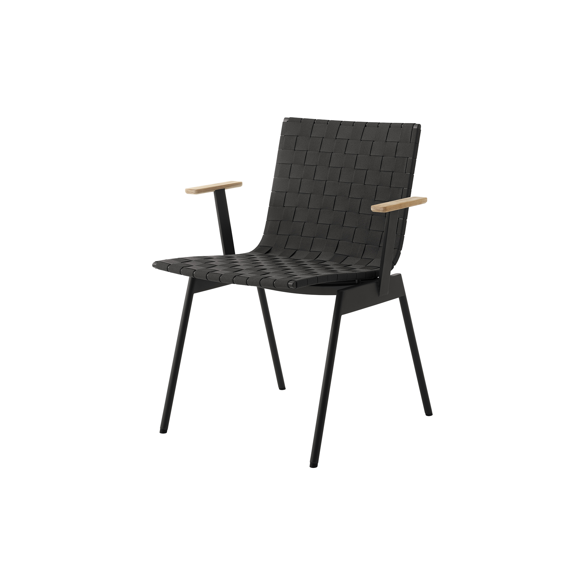 &Tradition - Ville AV34 Outdoor Armchair, warm black