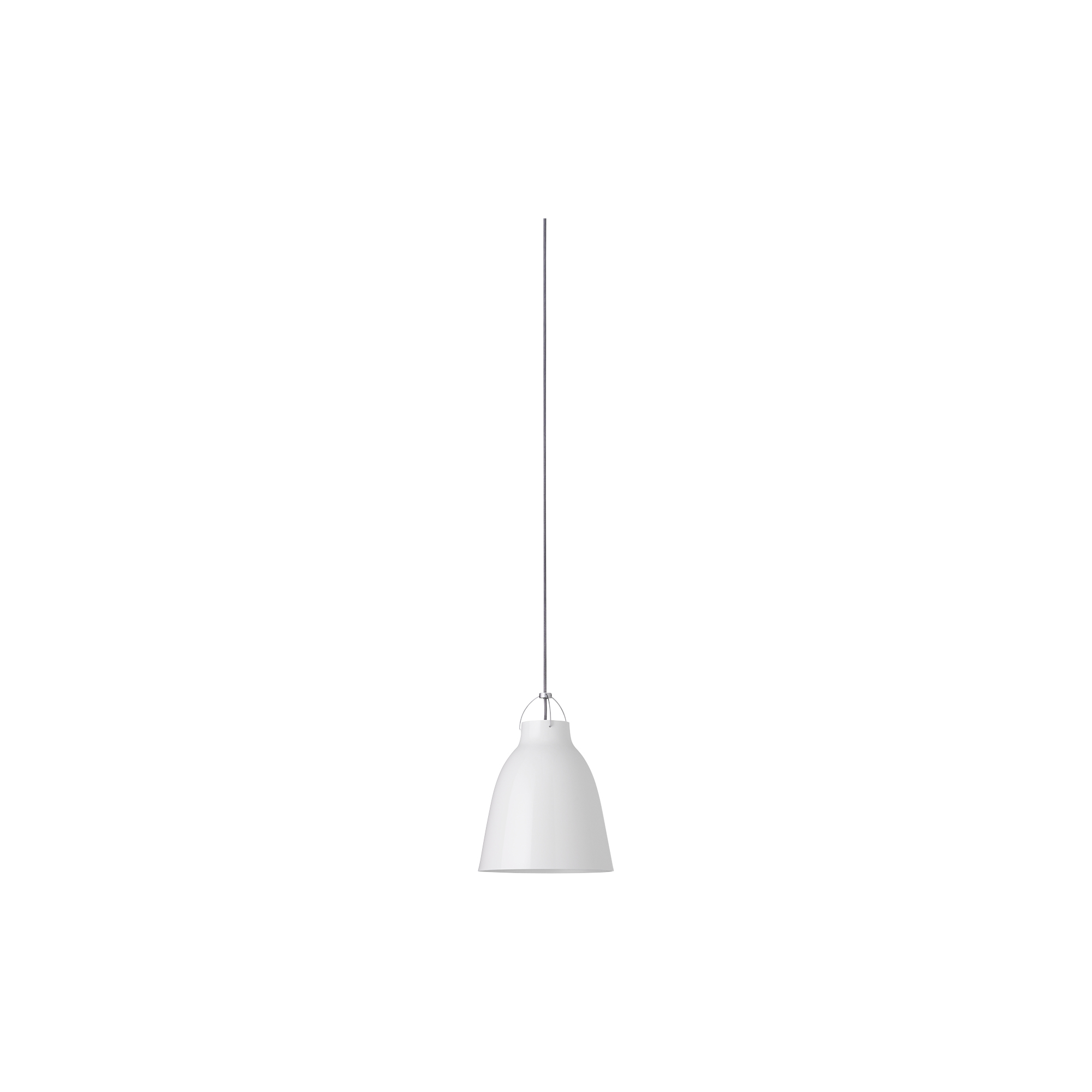 Fritz Hansen - Caravaggio Matt P2 pendel, hvid - 33,7x dia.: 25,8 cm.