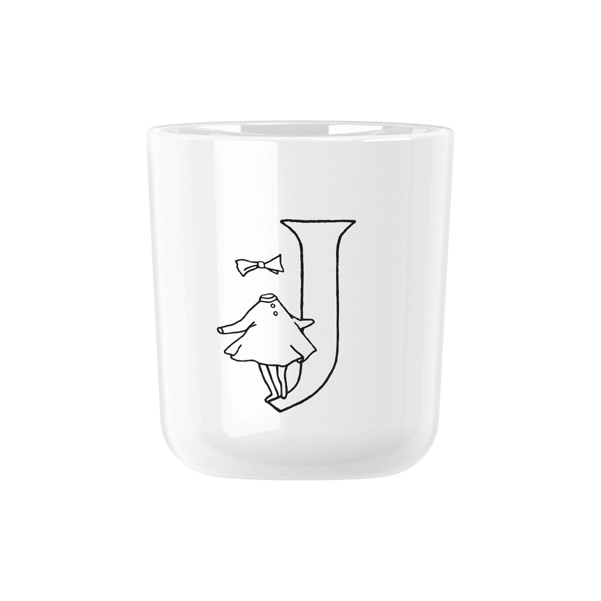 RIG-TIG - Moomin ABC kop J, moomin white - J