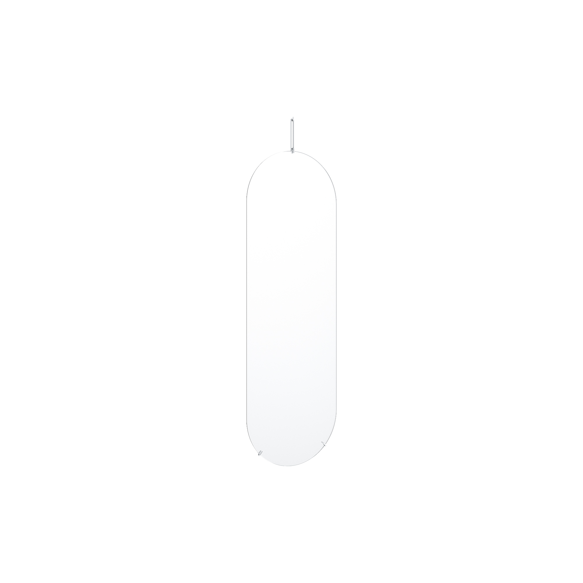 MOEBE - Tall Wall Mirror, chrome