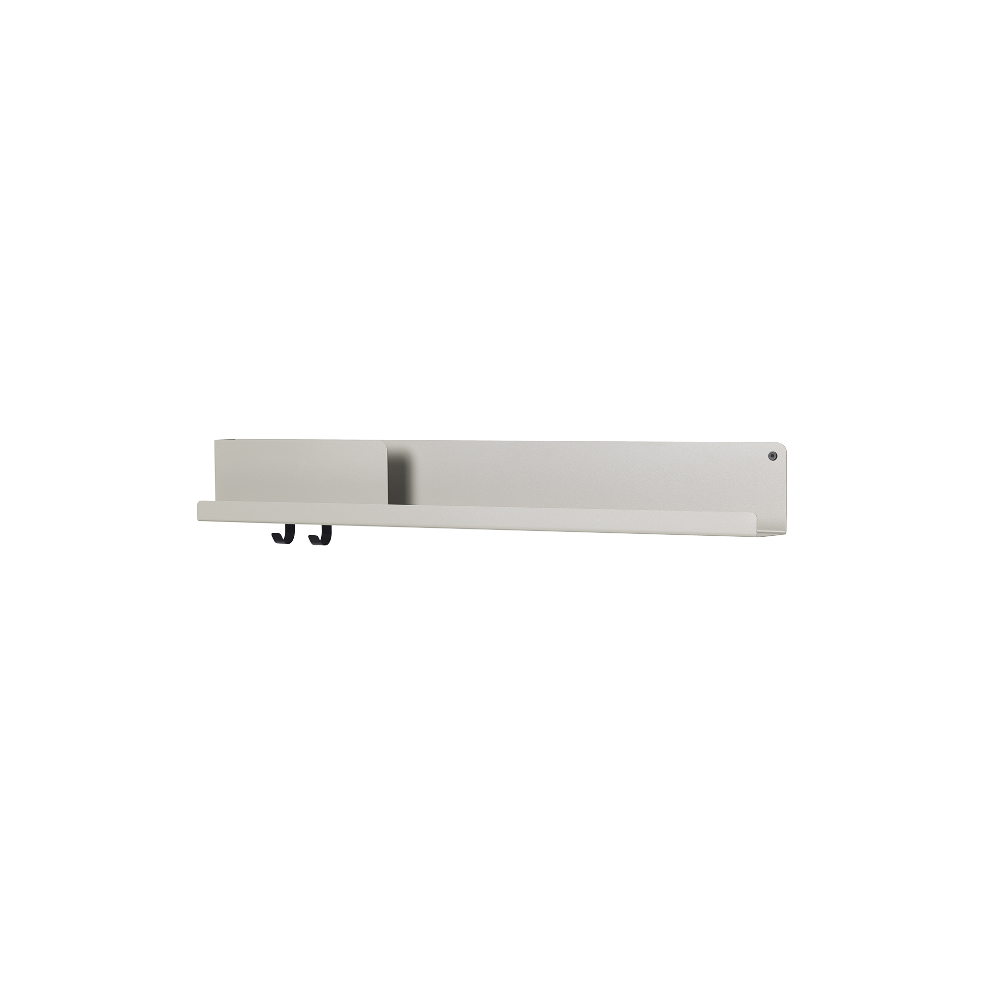 Muuto - Folded Shelves, grey - 96x13 cm