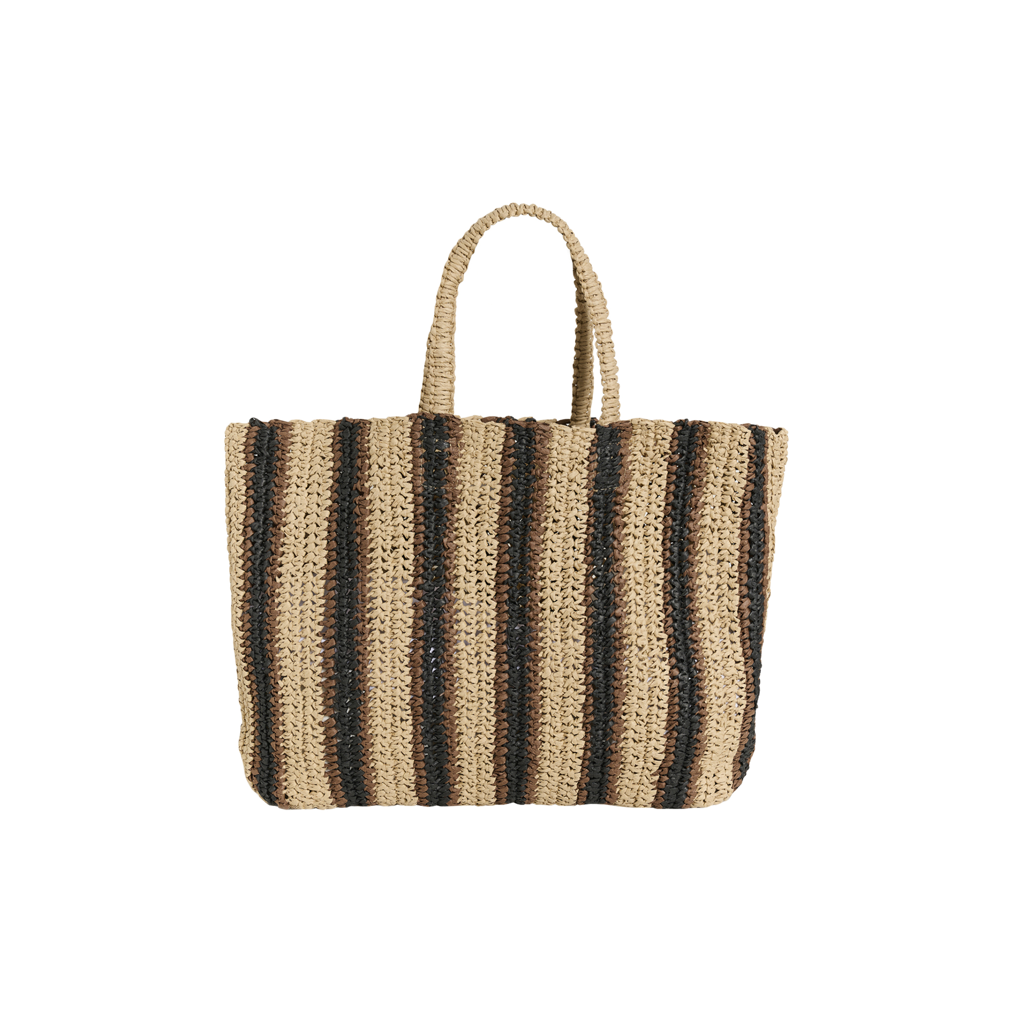 Part Two - GiorgiaPW Bag, natural, brown & black stripe