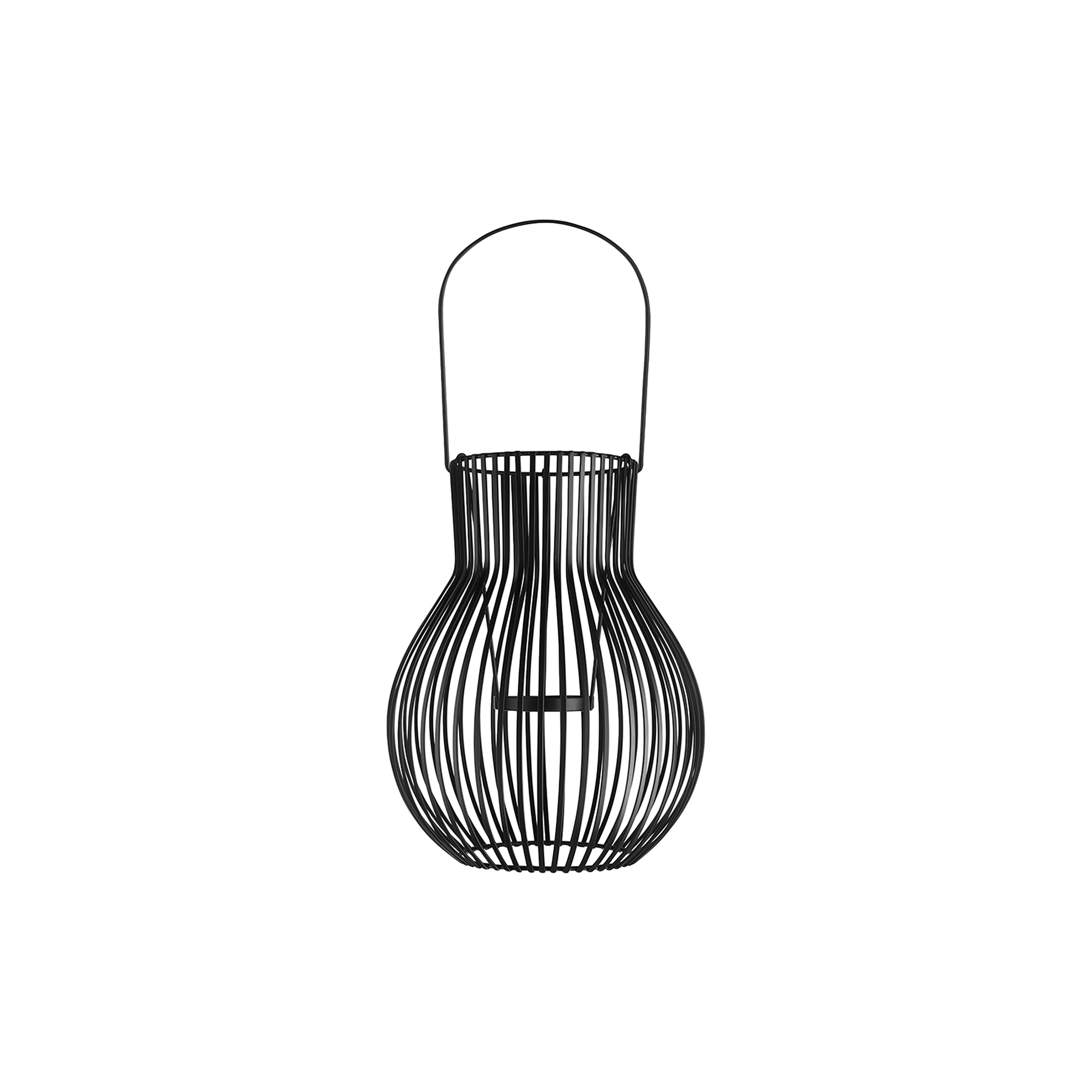 Uyuni Lighting - UPSIDE DOWN outdoor lantern, black, Outdoor Collection