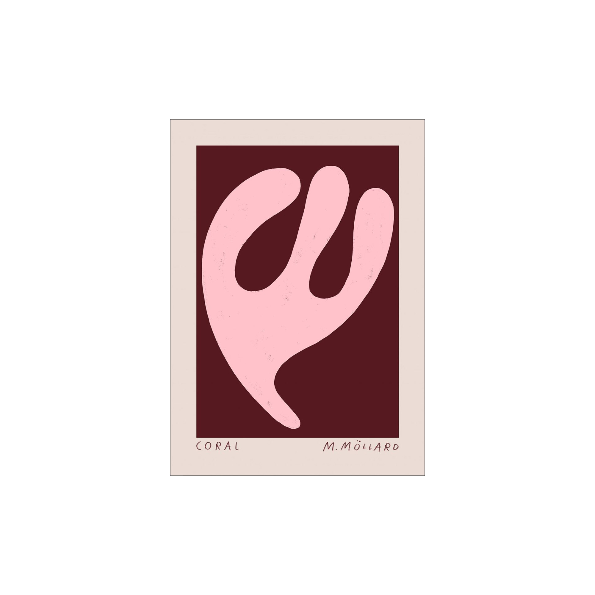 Poster & Frame - Madelen - Pink Coral - 30x40 cm