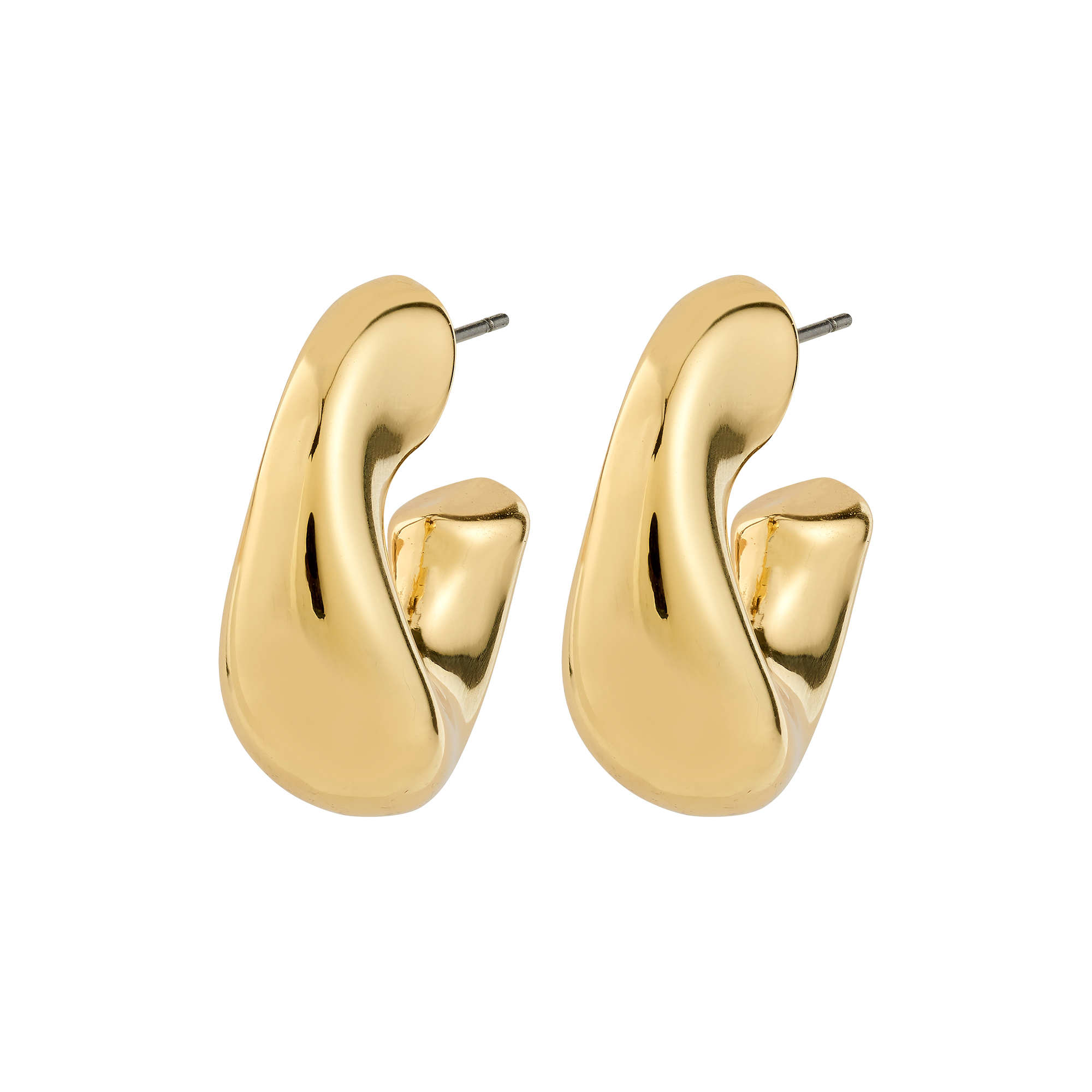 Pilgrim - JENNINGS hoops, guldbelagt - Medium