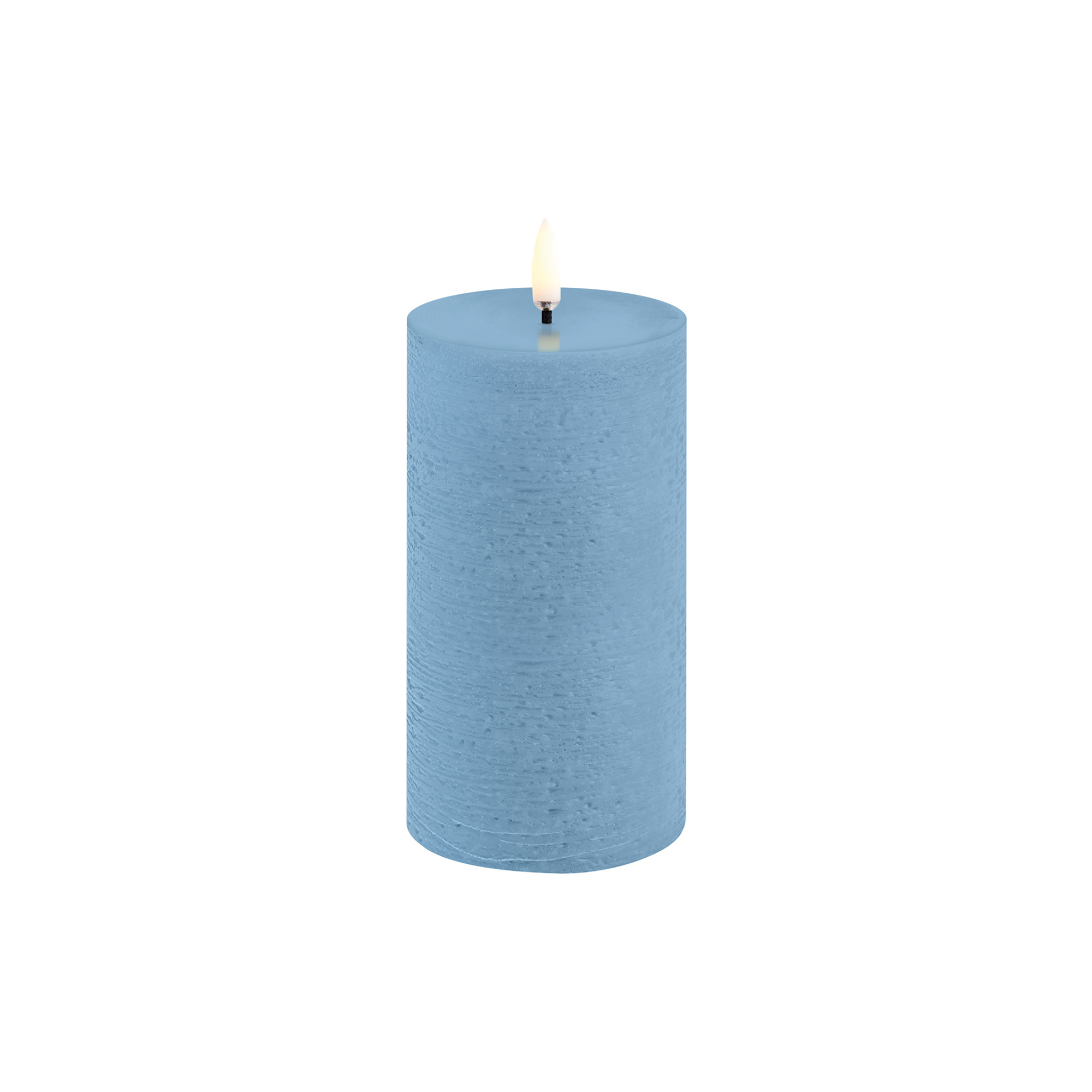 Uyuni Lighting - LED Pillar Candle 15 cm, sky blue - H15 cm