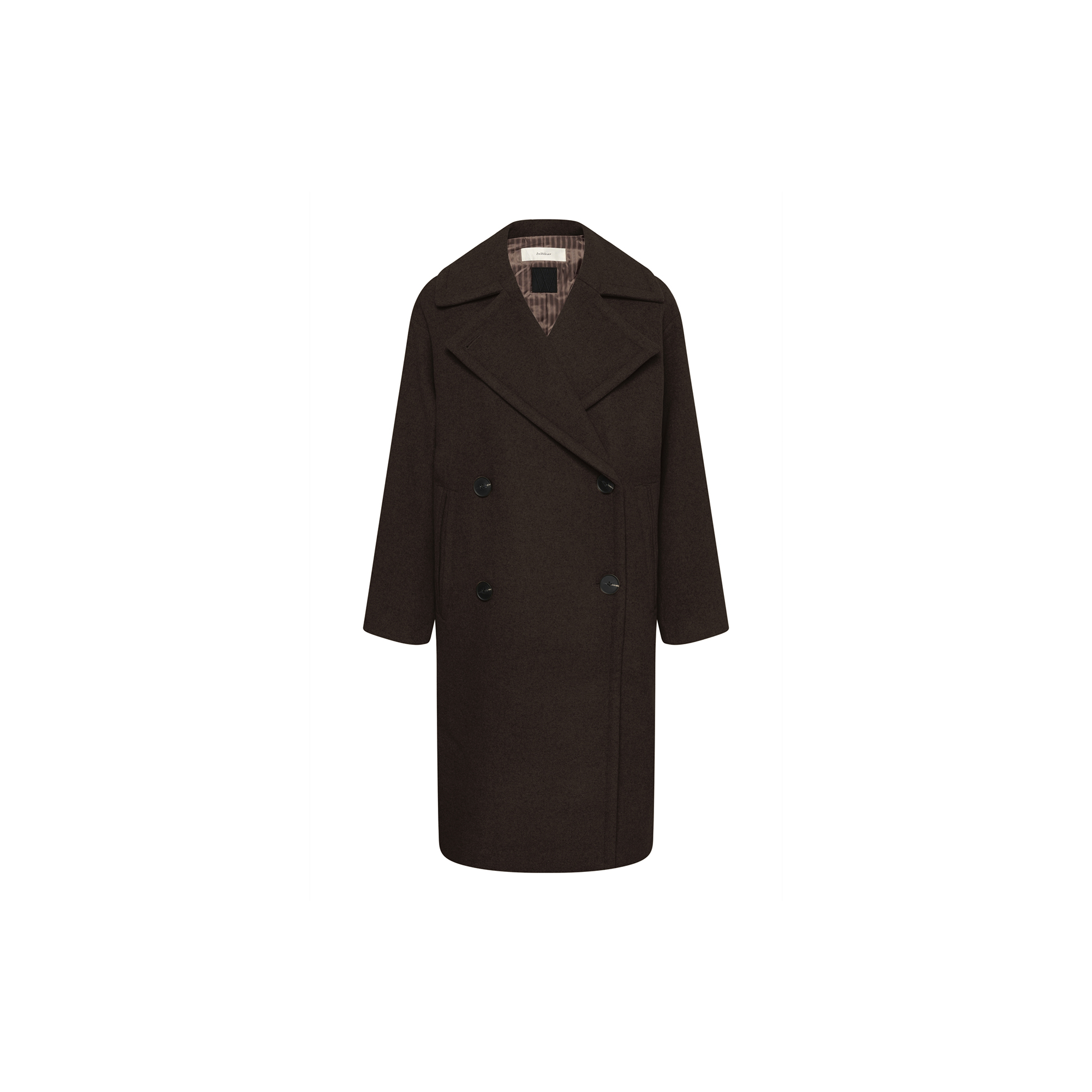 InWear - ZORAHIW DB COAT, chocolate brown - Str. 34