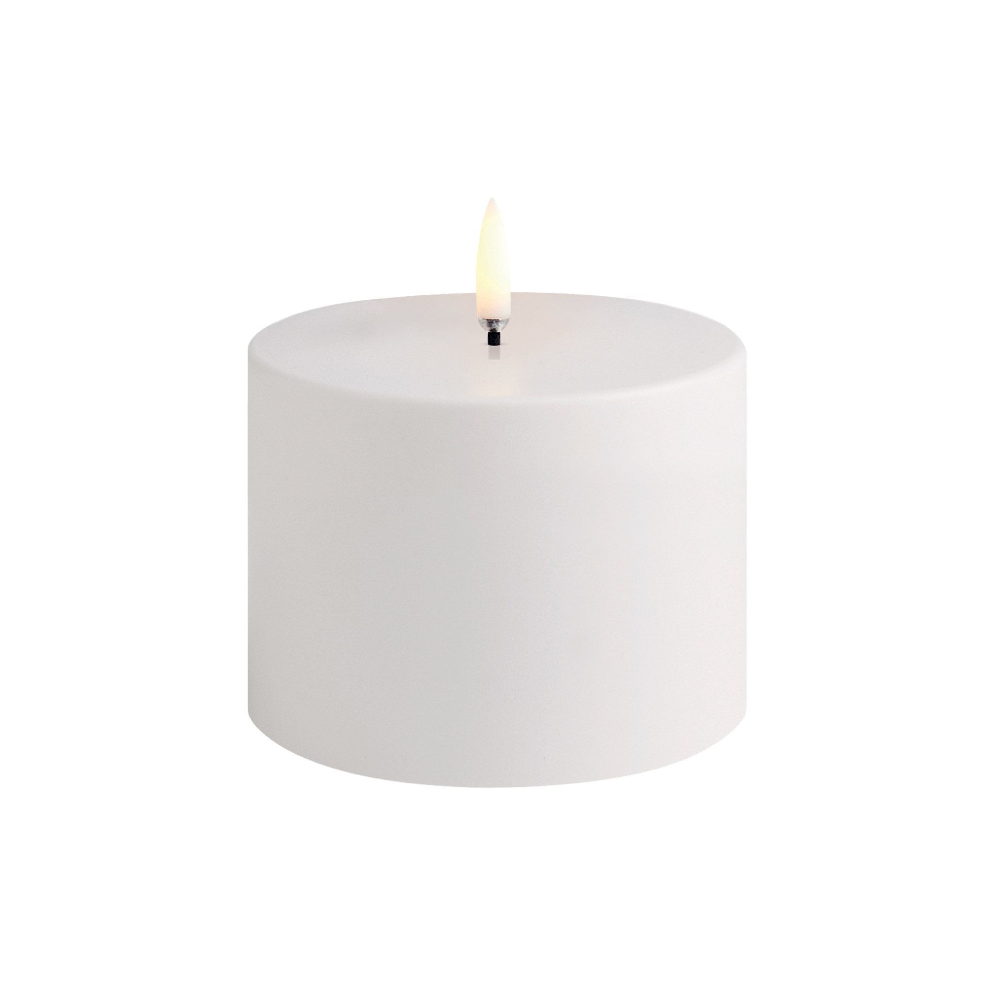 Uyuni Lighting - LED Outdoor Pillar Candle 8 cm, white, Outdoor Collection - H8 cm