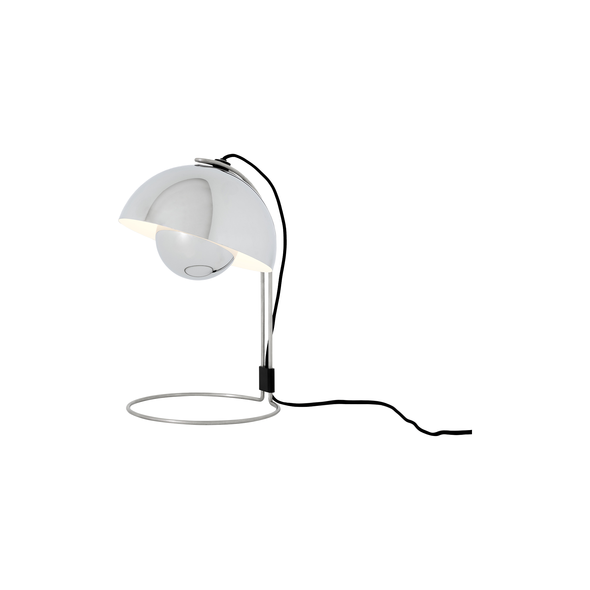 &Tradition - Flowerpot VP4 Table Lamp, chrome-plated - H: 35,9 x Ø 23 cm.