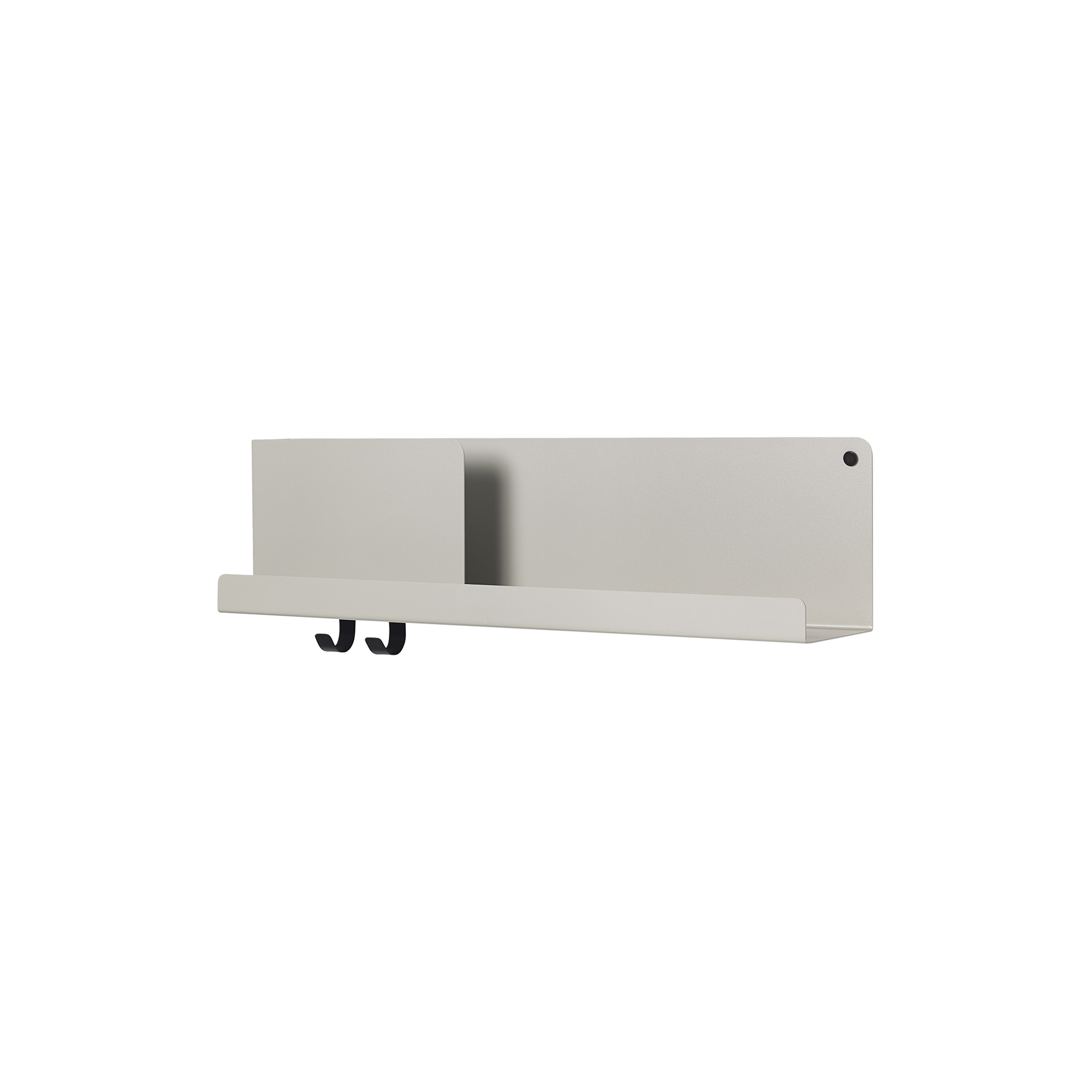 Muuto - Folded Shelves, grey - 63x16.5 cm