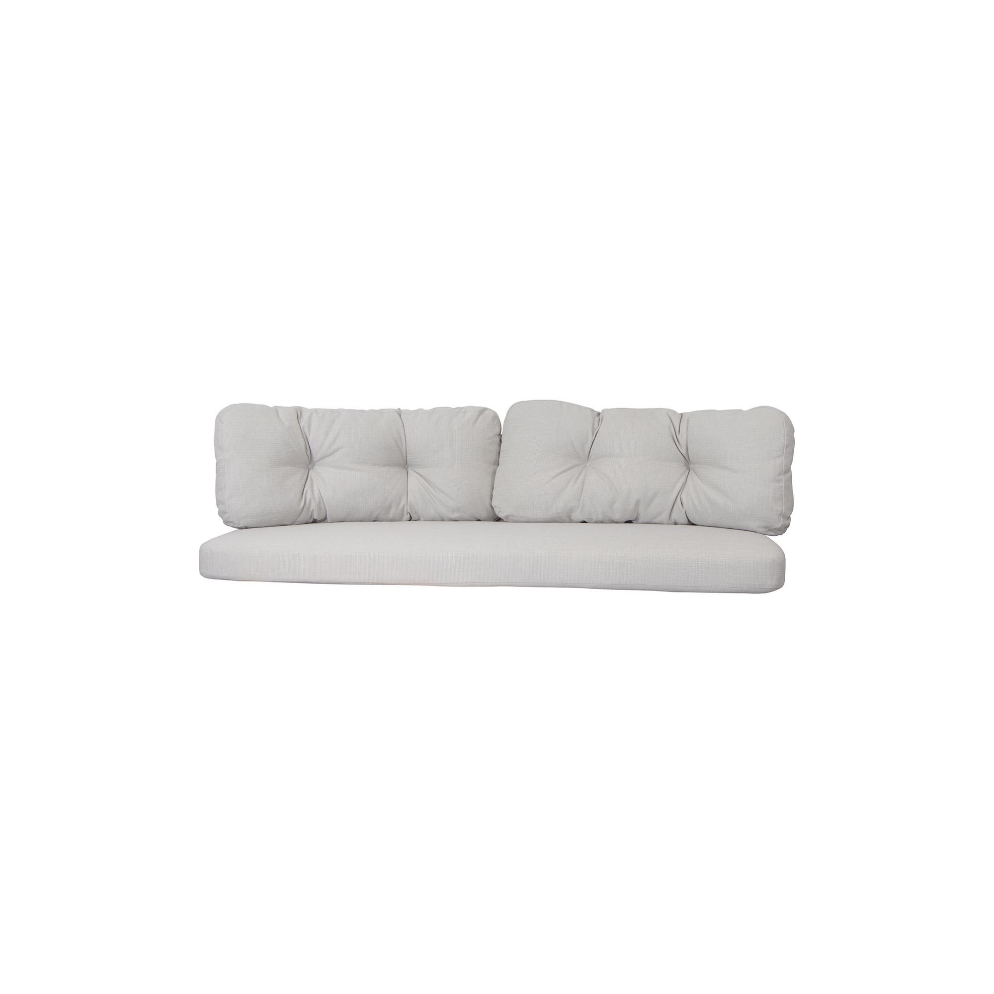 Cane-line - Ocean large 3-pers. sofa hyndesæt, white grey