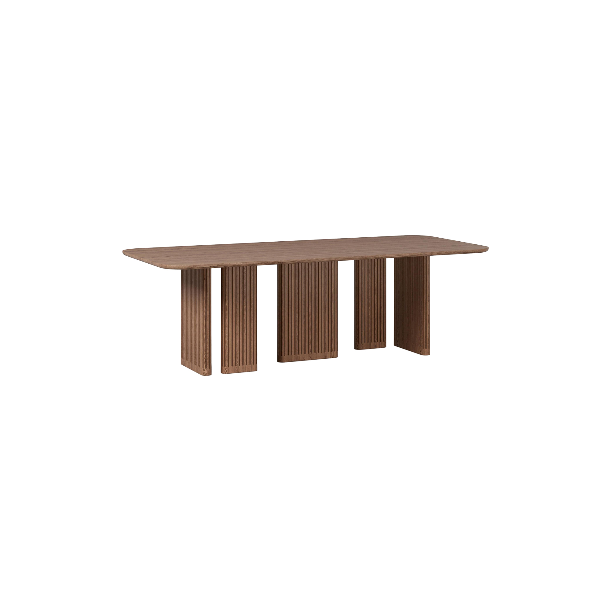 Westwing Collection - Jolka Dining Table, dark wood
