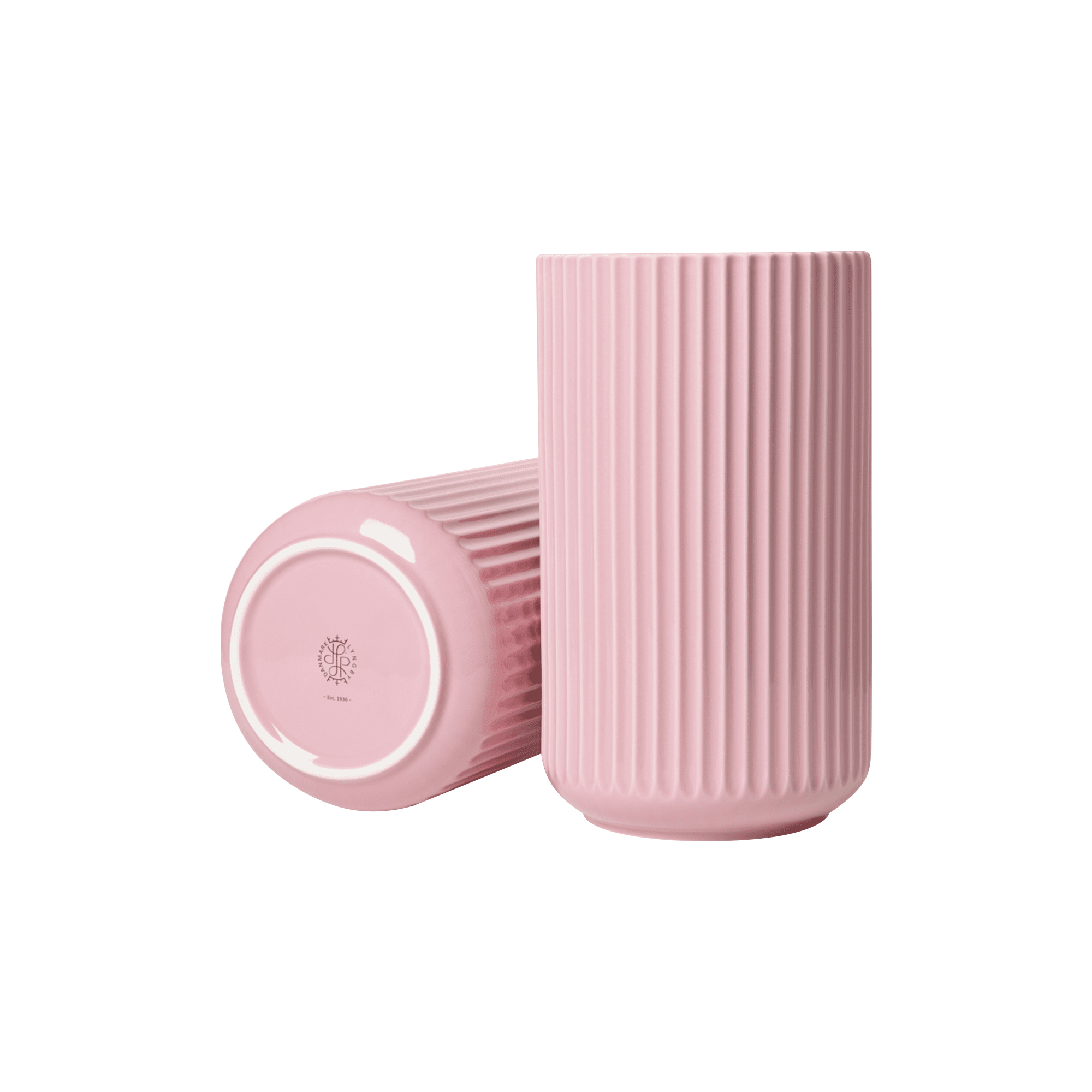 Lyngby Porcelæn - Lyngby Vase, rosa - H25 cm